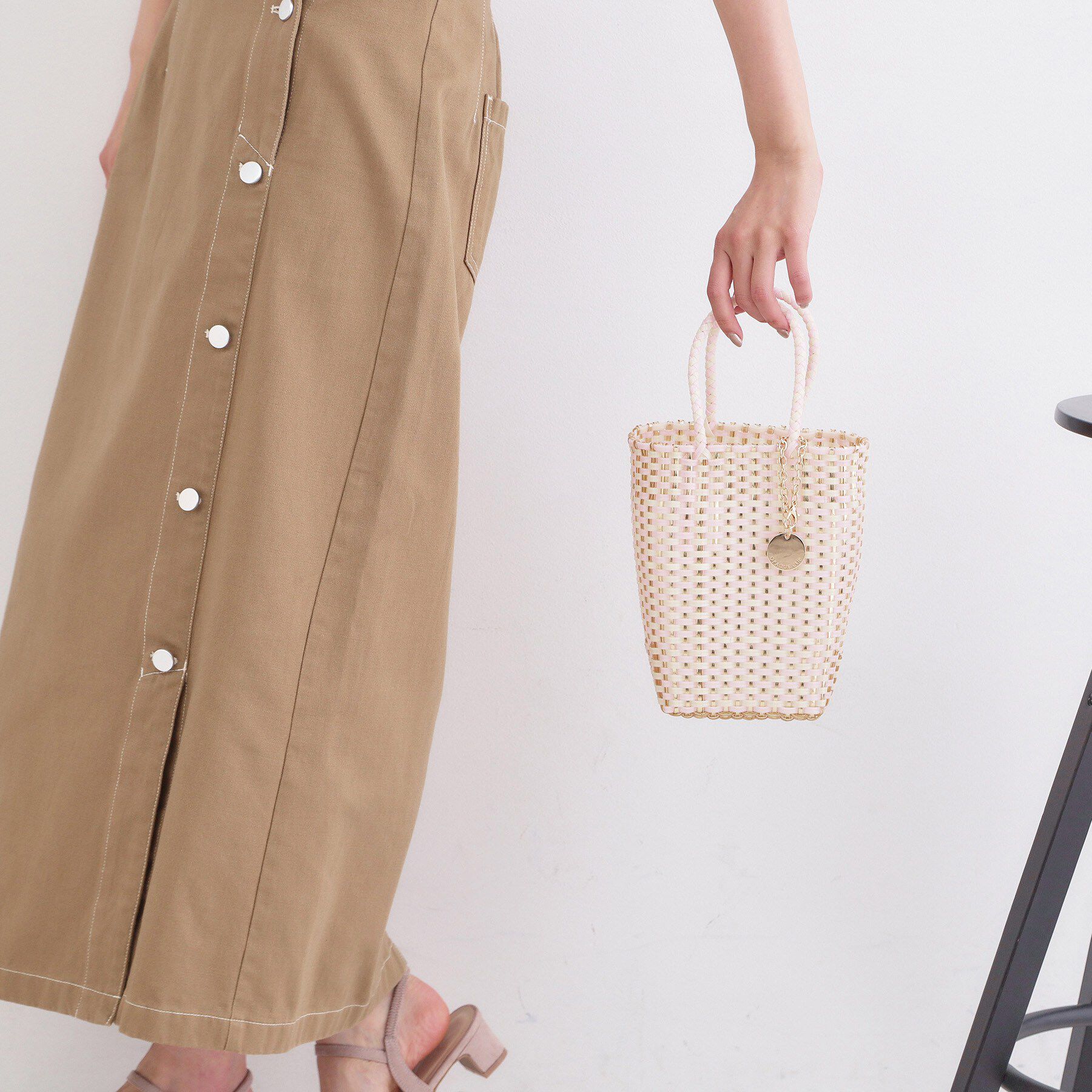 OPAQUE.CLIP「マルチカラーミニメルカドバッグ」|トートバッグ|