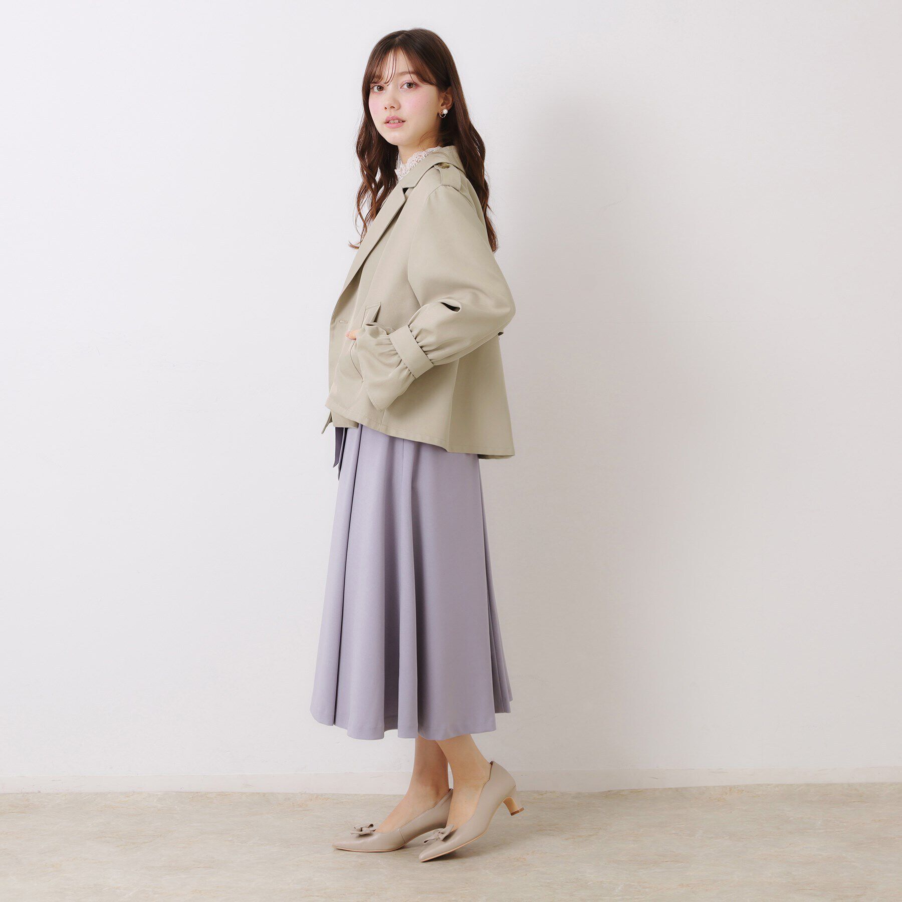 Couture broach「【華やか・主役級】ショートトレンチ」|トレンチコート|