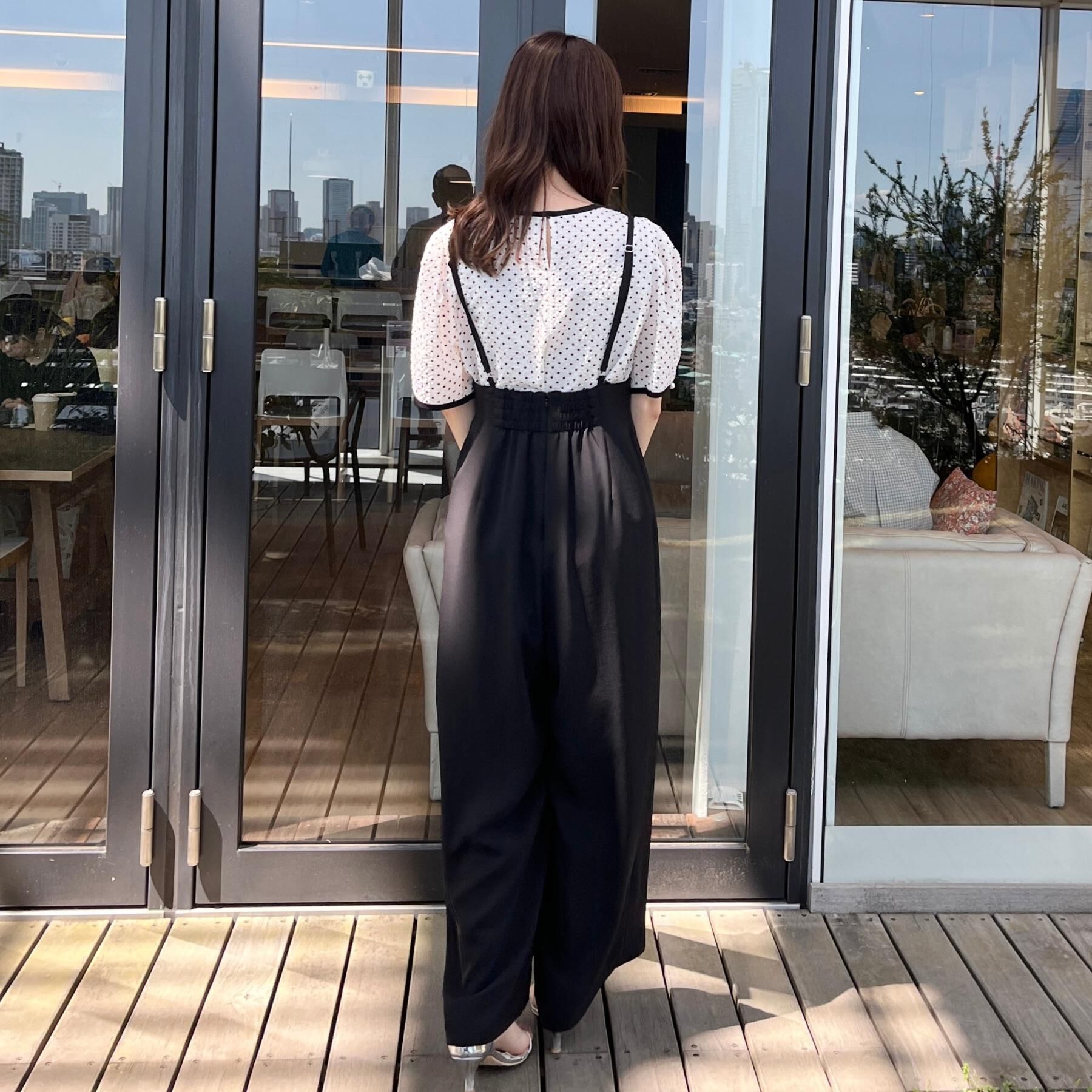 Couture broach「【マシンウォッシャブル・きれいめ】キャミロンパース」|その他|