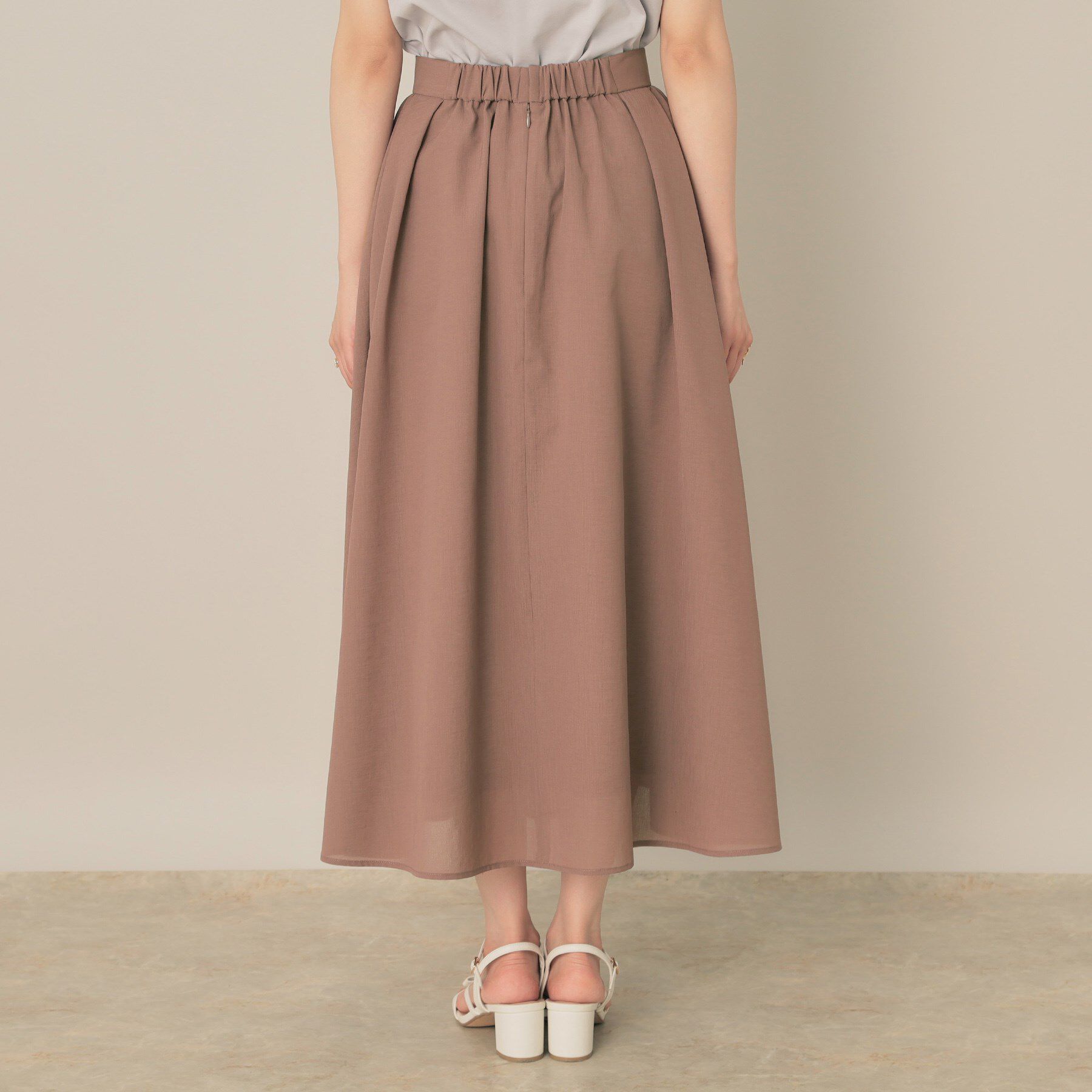 Couture broach「【きれいめ・シアー・通勤】パレットボイルロングスカート」|スカート|