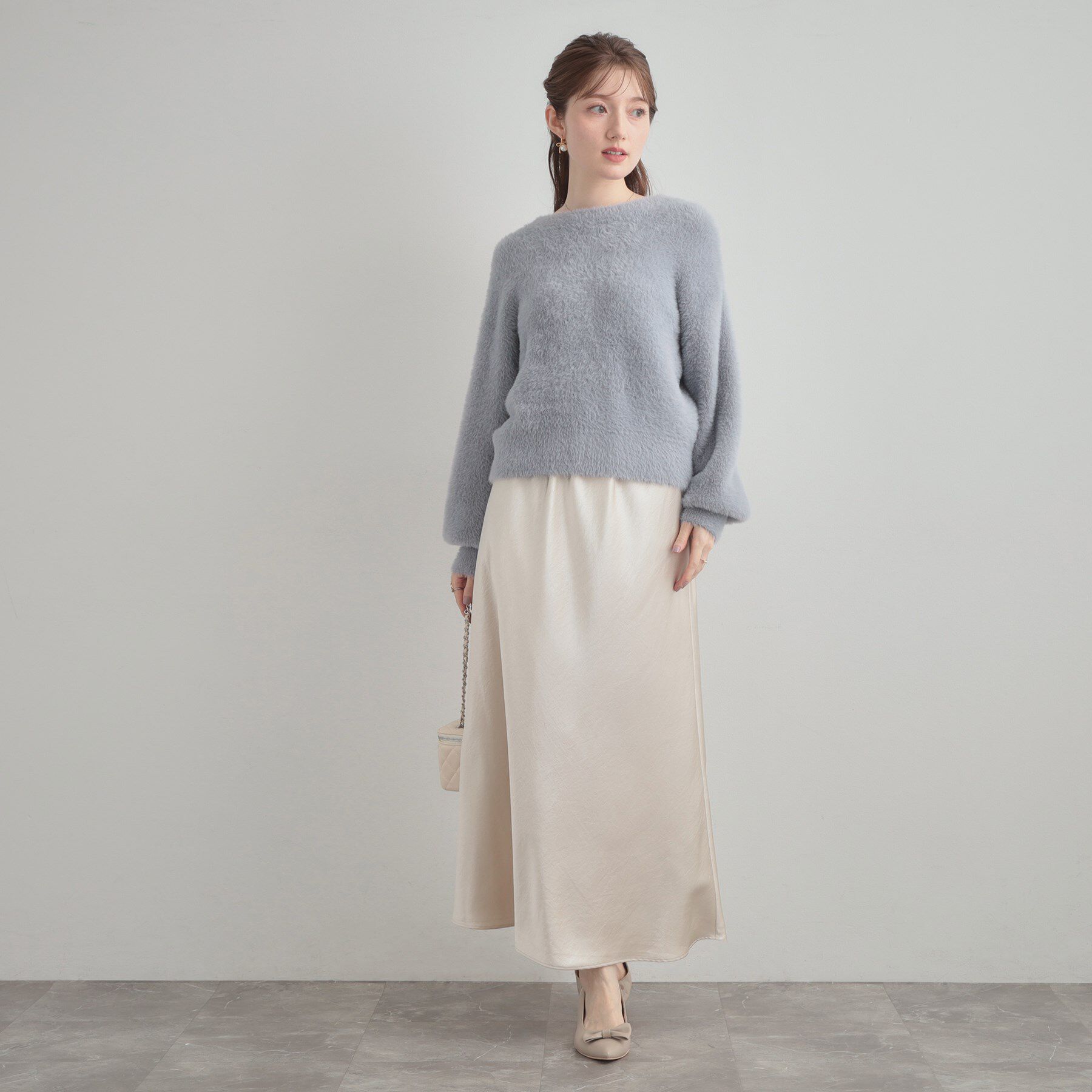 Couture broach「【ふわふわ/前後2WAY】フェザーカーディトップス」|カーディガン|