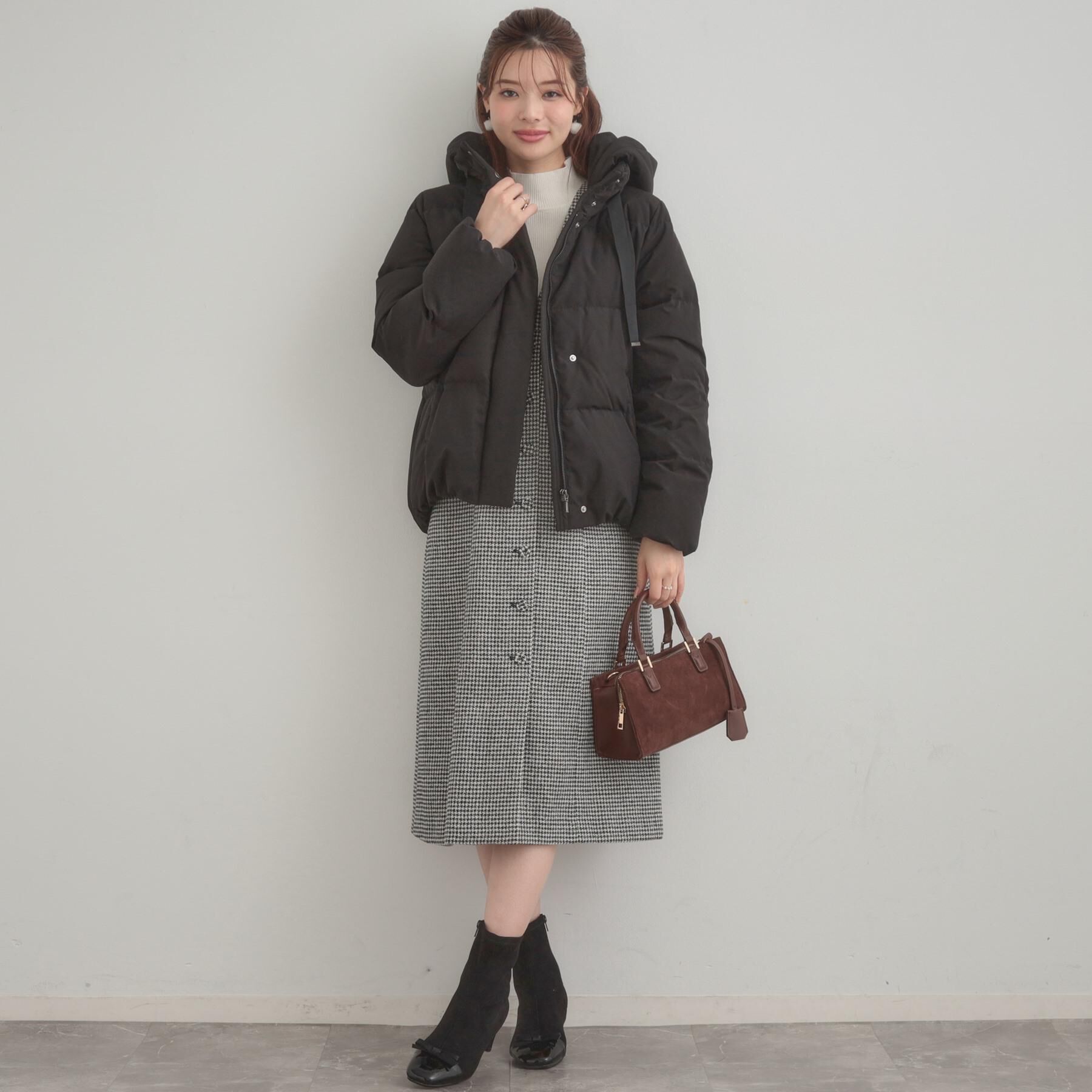 Couture broach「【冬の名品・撥水】愛されダウン」|ダウン|