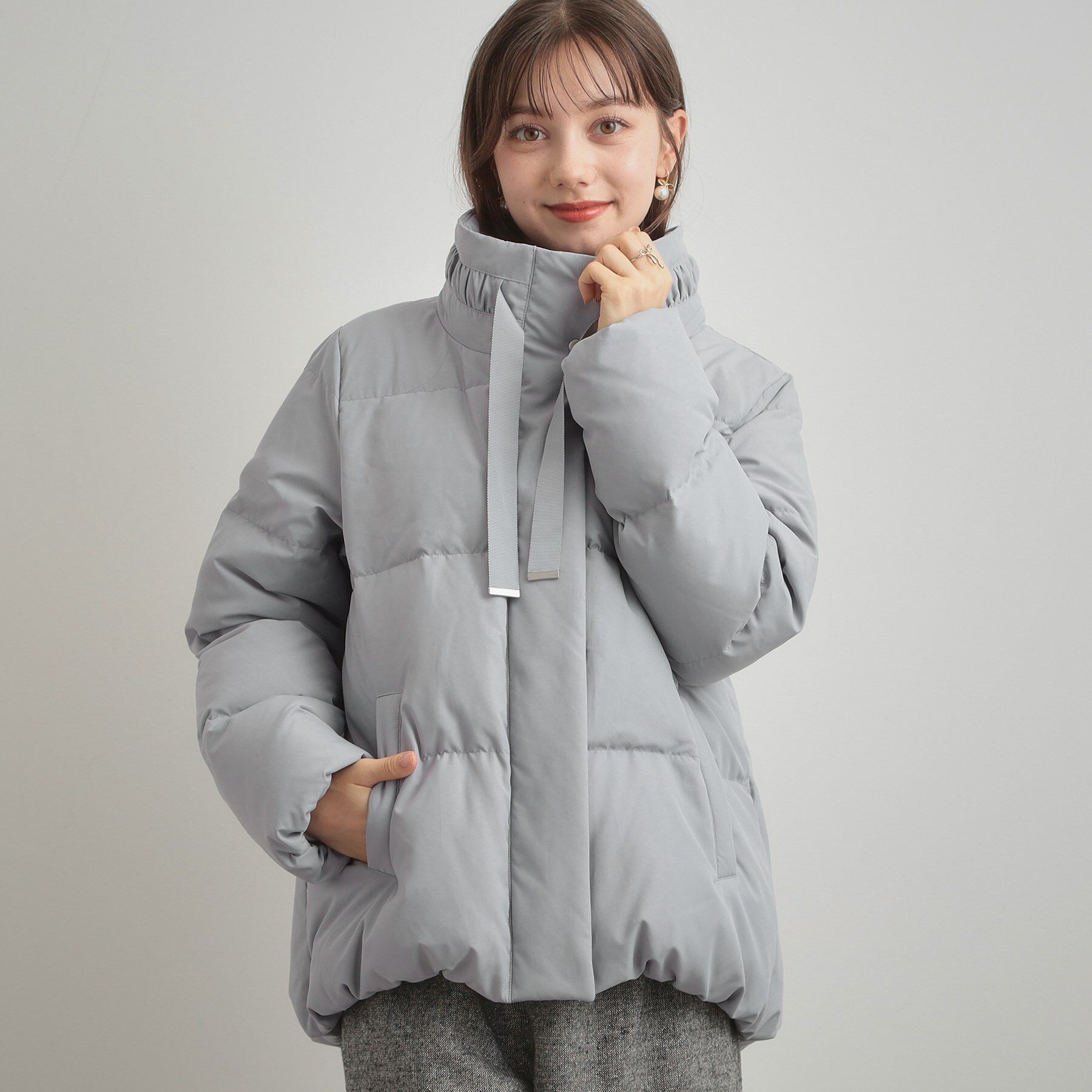 Couture broach「【冬の名品・撥水】愛されダウン」|ダウン|