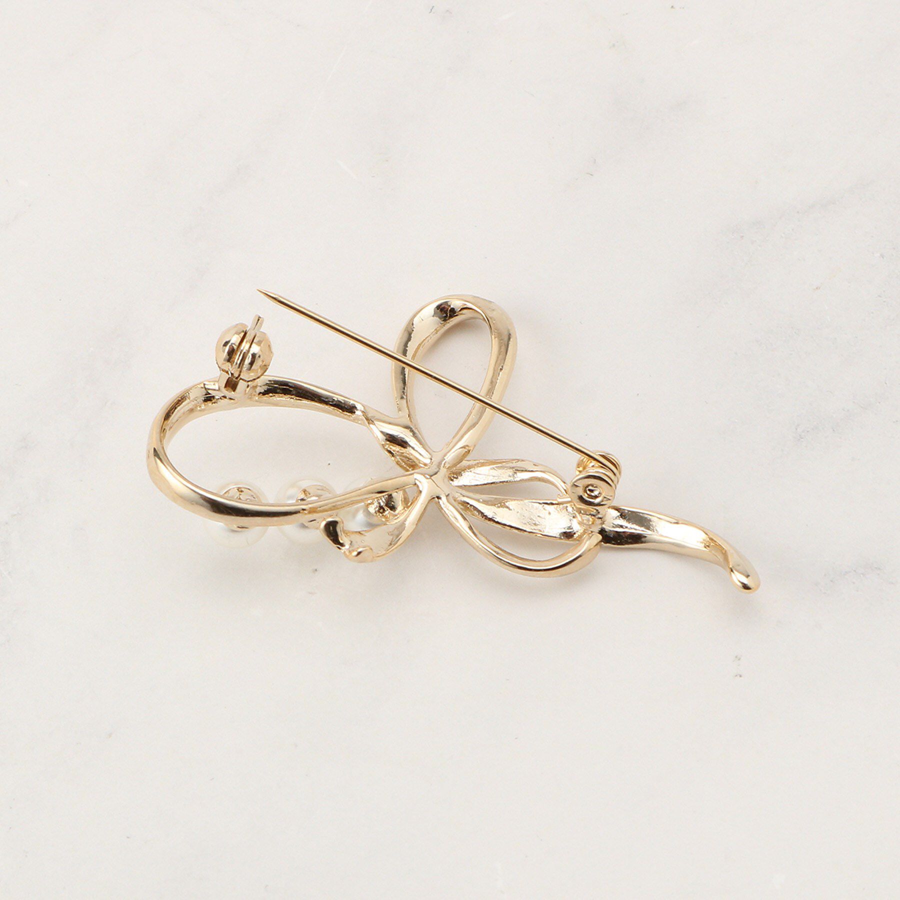 Couture broach「リボンモチーフブローチ」|ブローチ・コサージュ|