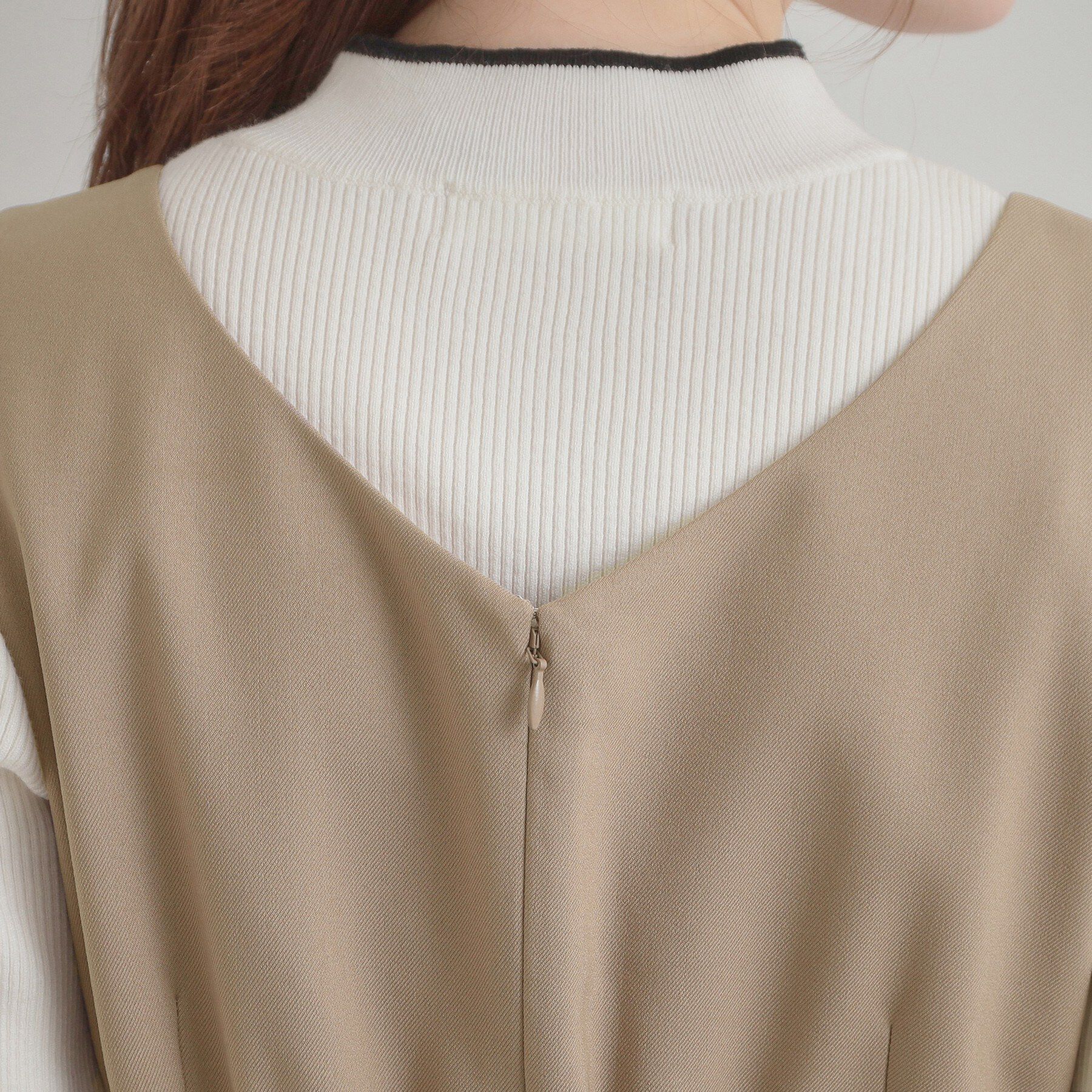 Couture broach「【洗える・ハレの日・通勤】ハートネック フレアージャンスカ」|ワンピース|