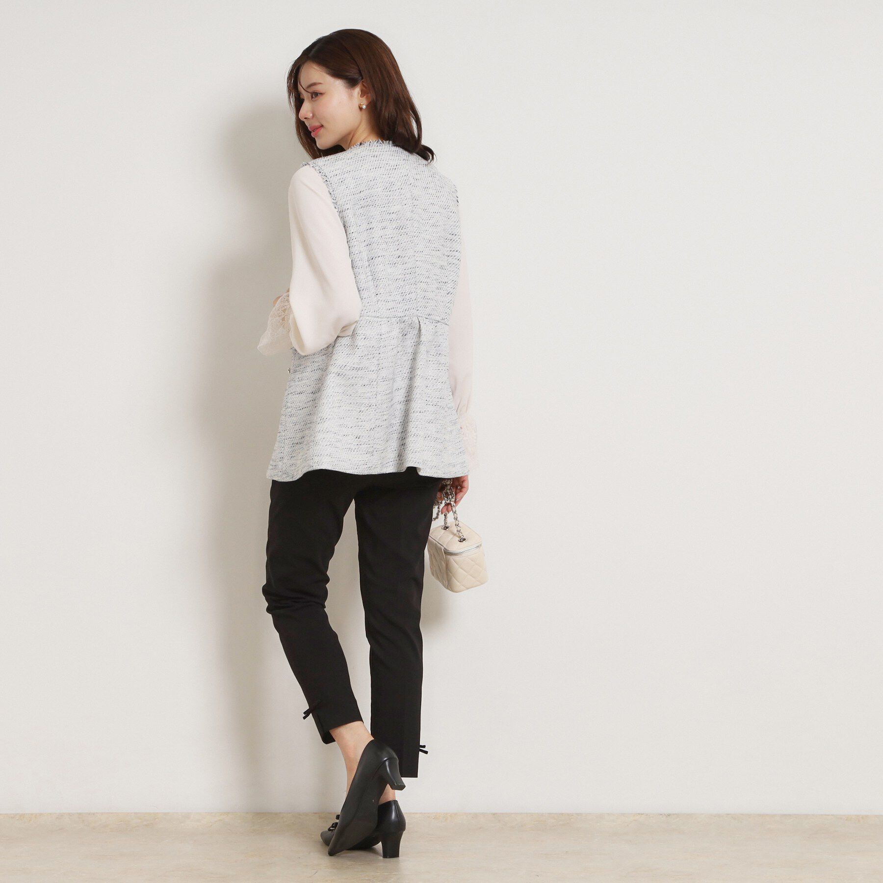 Couture broach「カルゼスラブツイードジレ」|ベスト・ジレ|