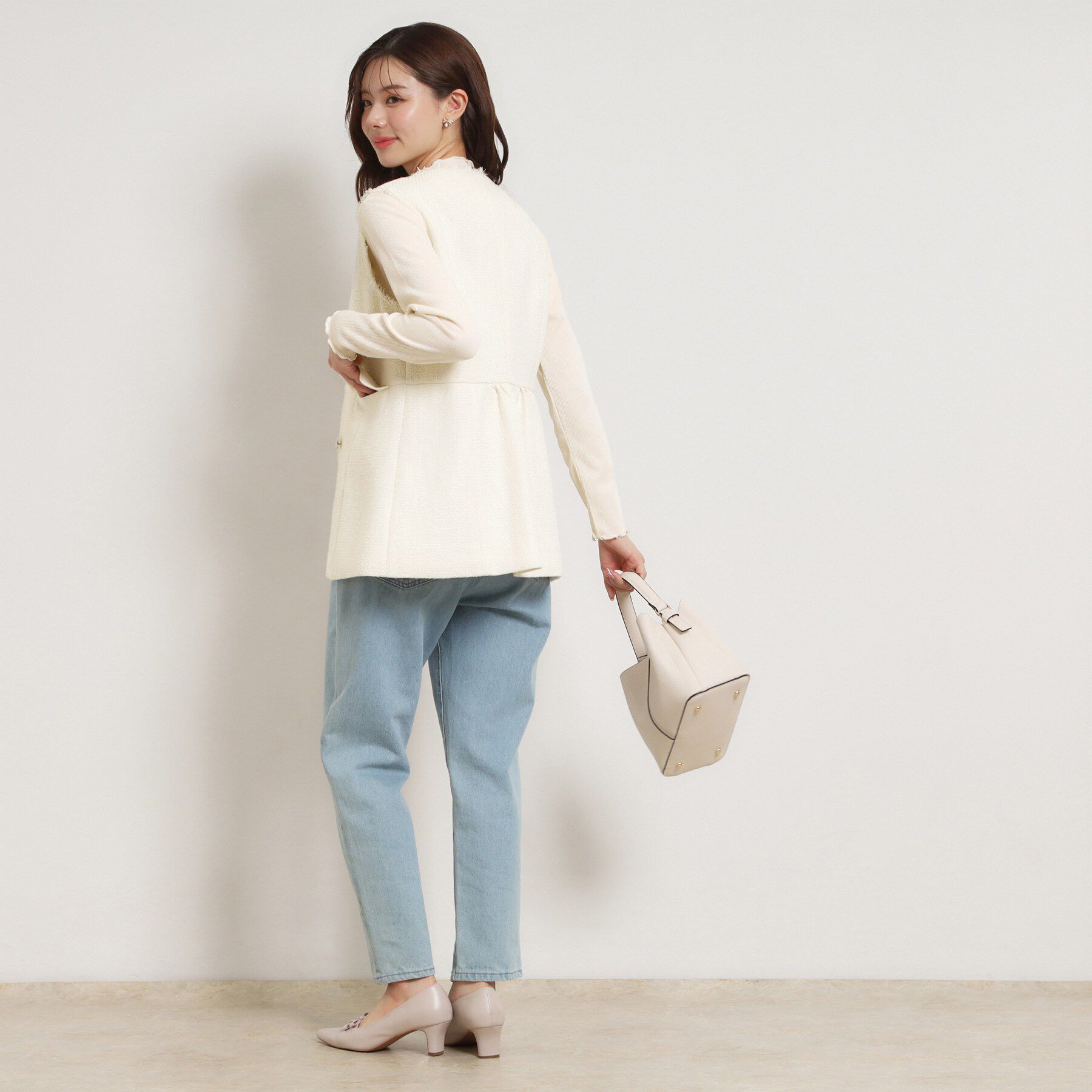 Couture broach「カルゼスラブツイードジレ」|ベスト・ジレ|