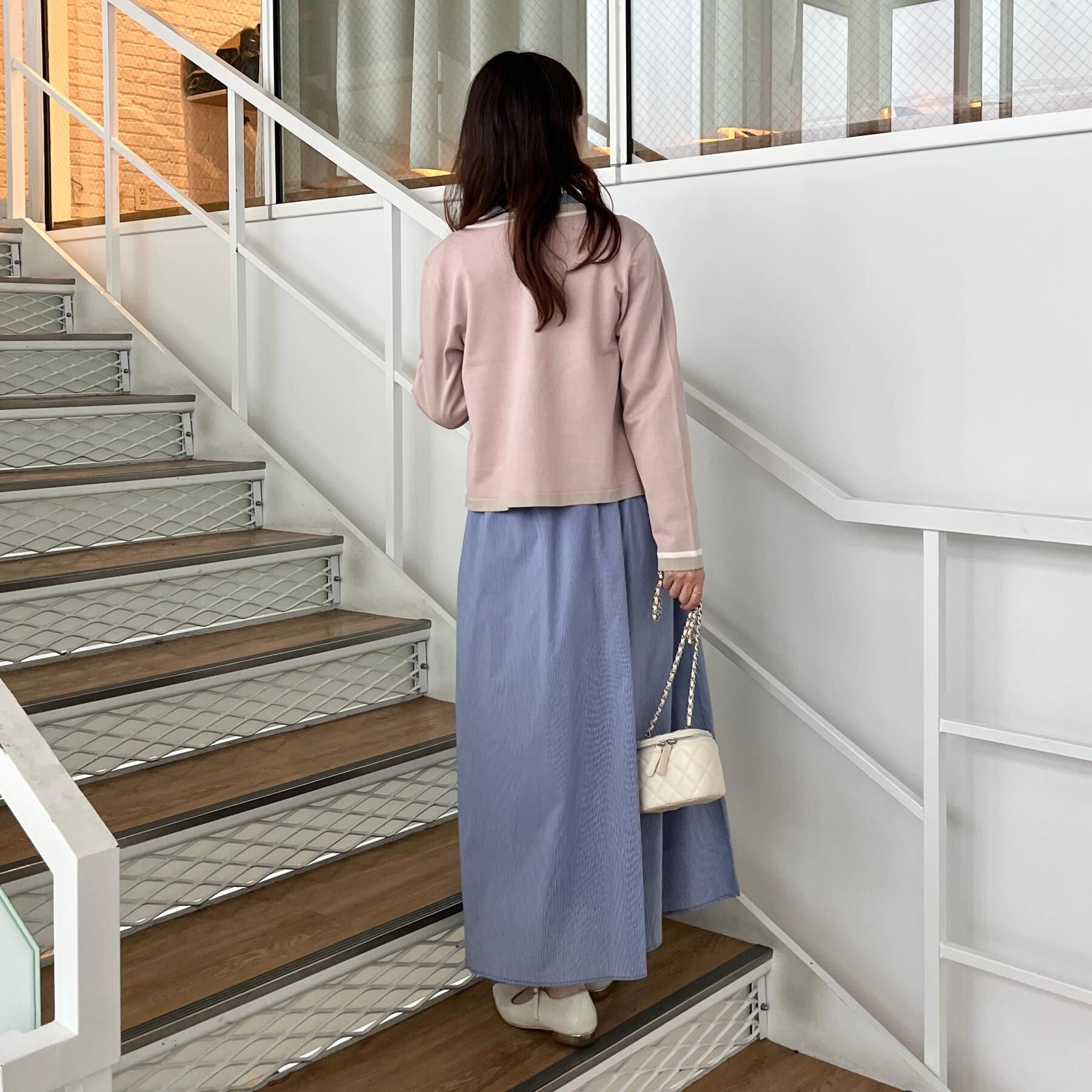 Couture broach「【洗える】ロゴエンブロ シャツワンピース」|ワンピース|