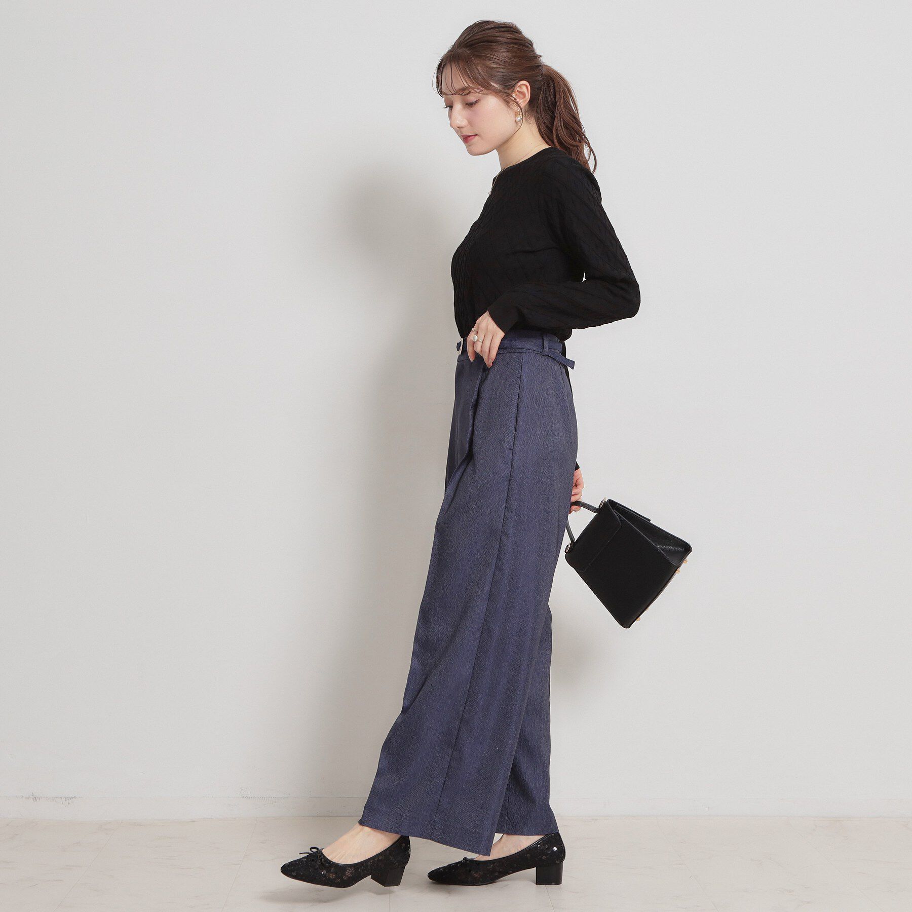 Couture broach「【アンサンブル可】ダイヤ柄ニット」|ニット・セーター|