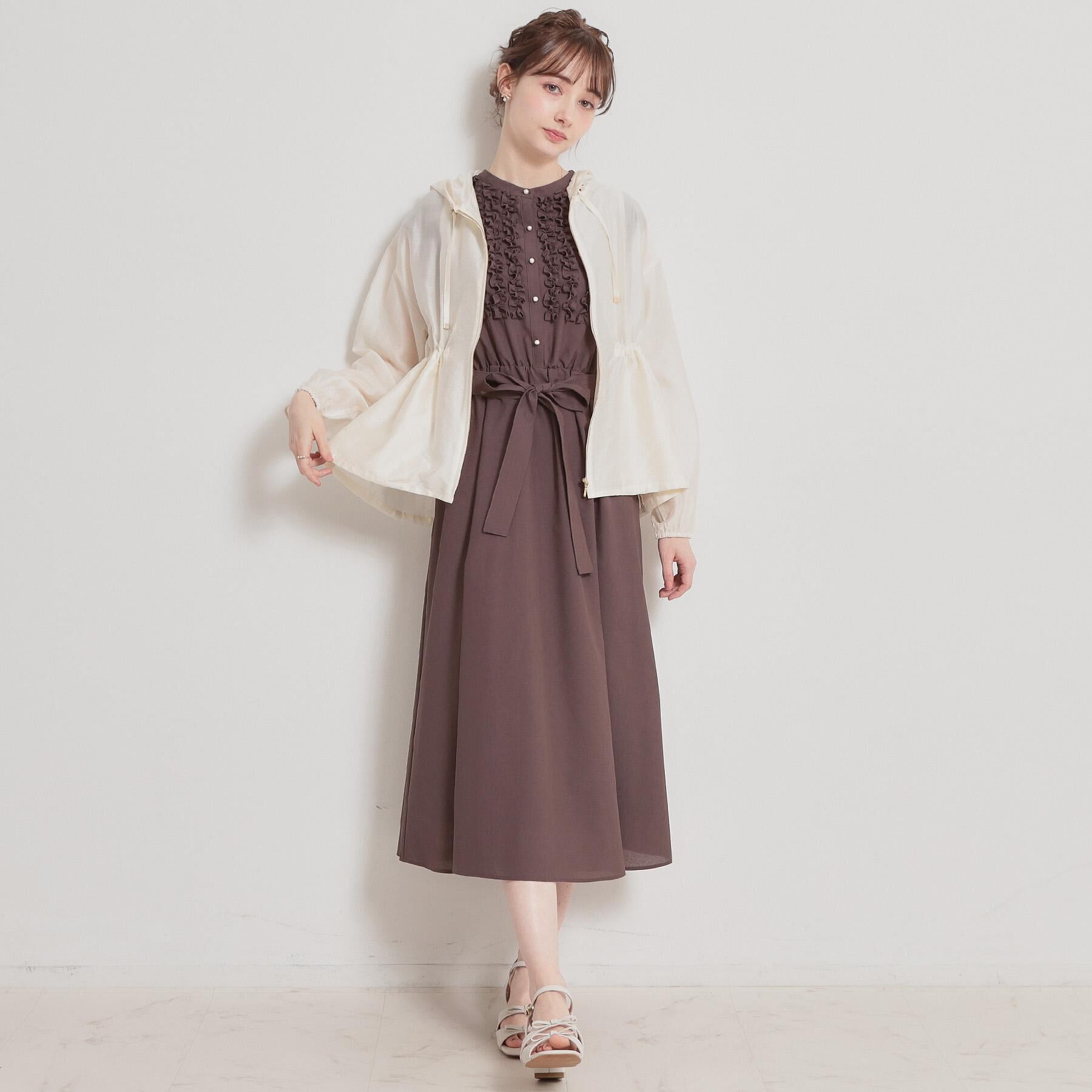 Couture broach「【洗える】愛されシアーマンパ」|ブルゾン・スタジャン|