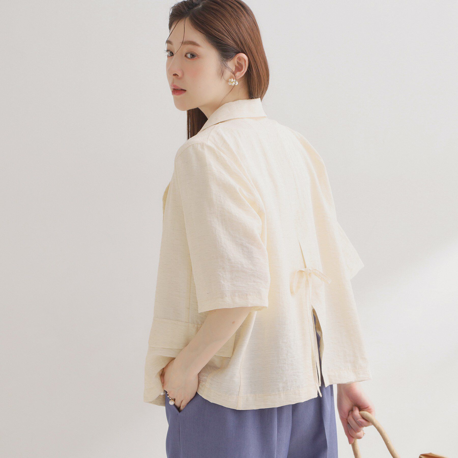 Couture broach「バックスリットハーフジャケット」|テーラードジャケット|