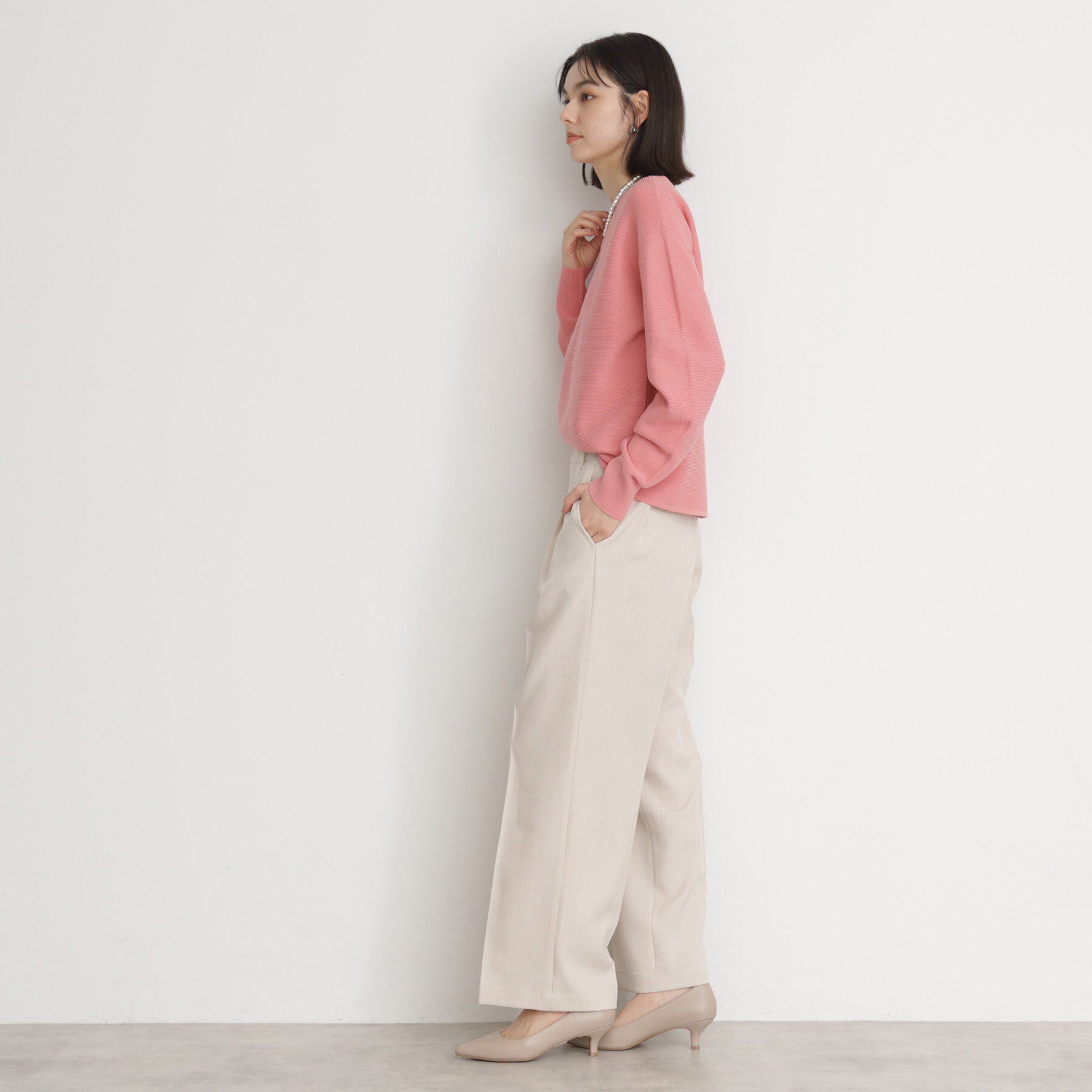 THE SHOP TK「【CAVIAN】ベーシックワイドパンツ/洗濯機OK」|その他|