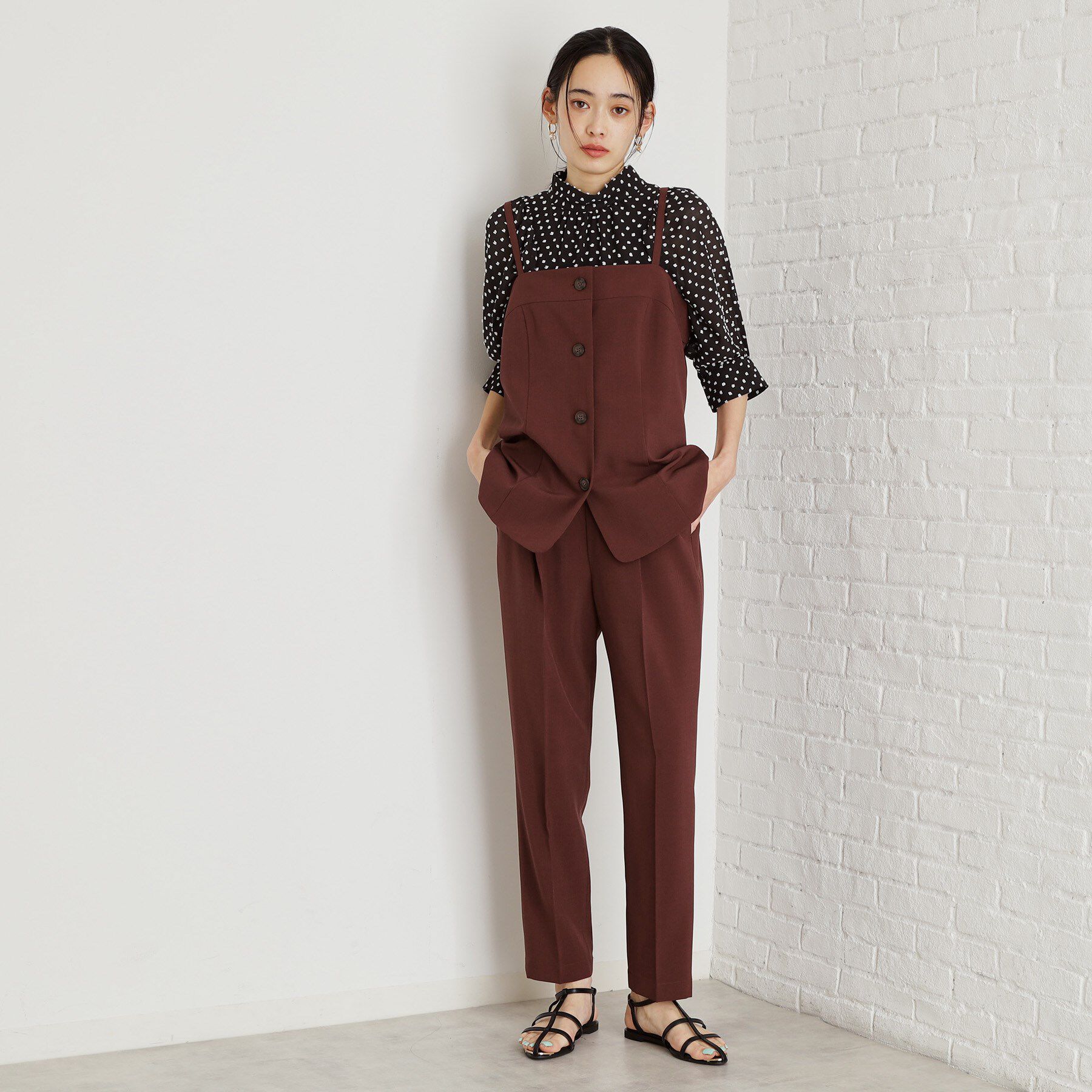 THE SHOP TK「【XS-XLサイズ】麻調テーパードパンツ/洗濯機OK/from the VOICE」|その他|