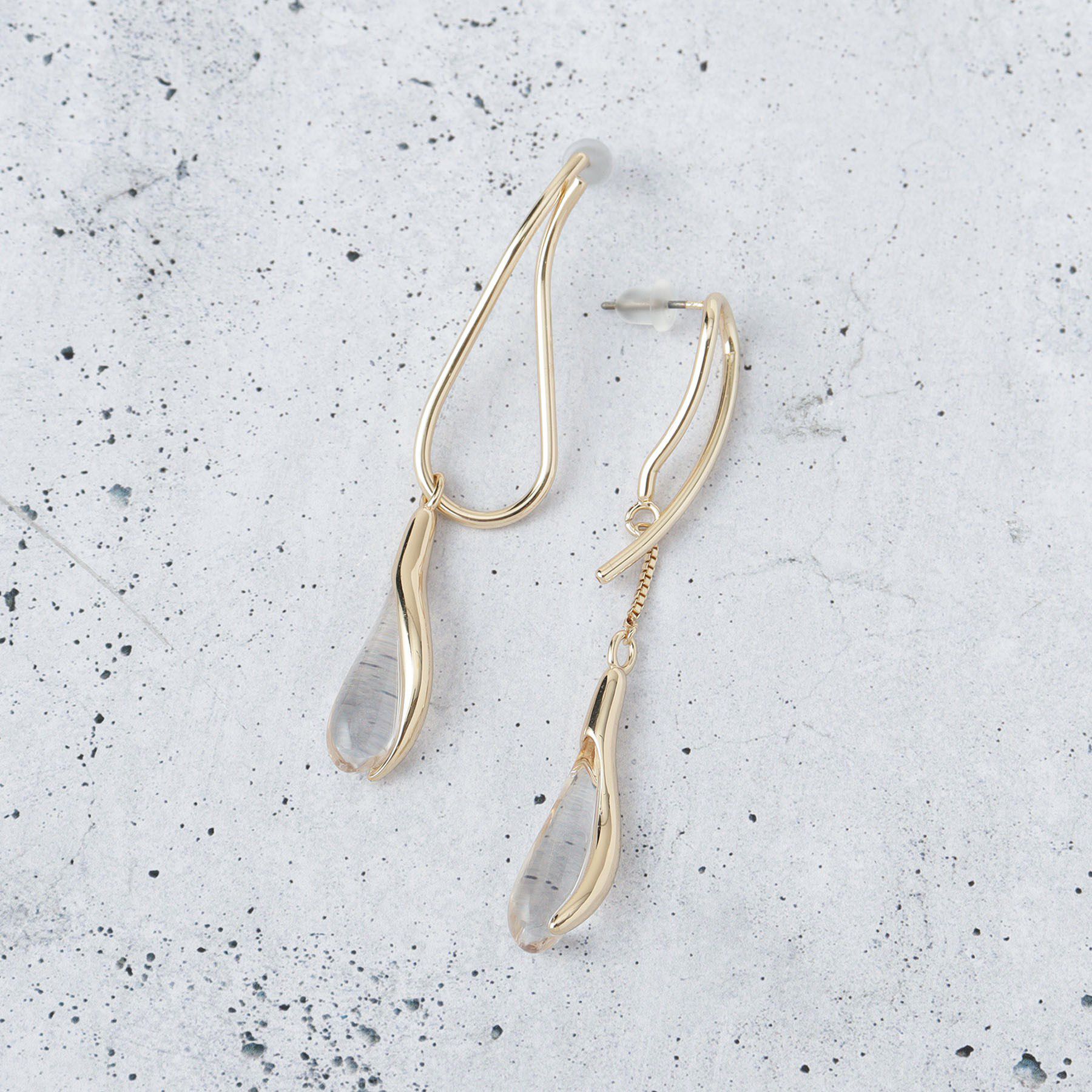 THE SHOP TK「変形アシメアソート」|ピアス|ゴールド(107)