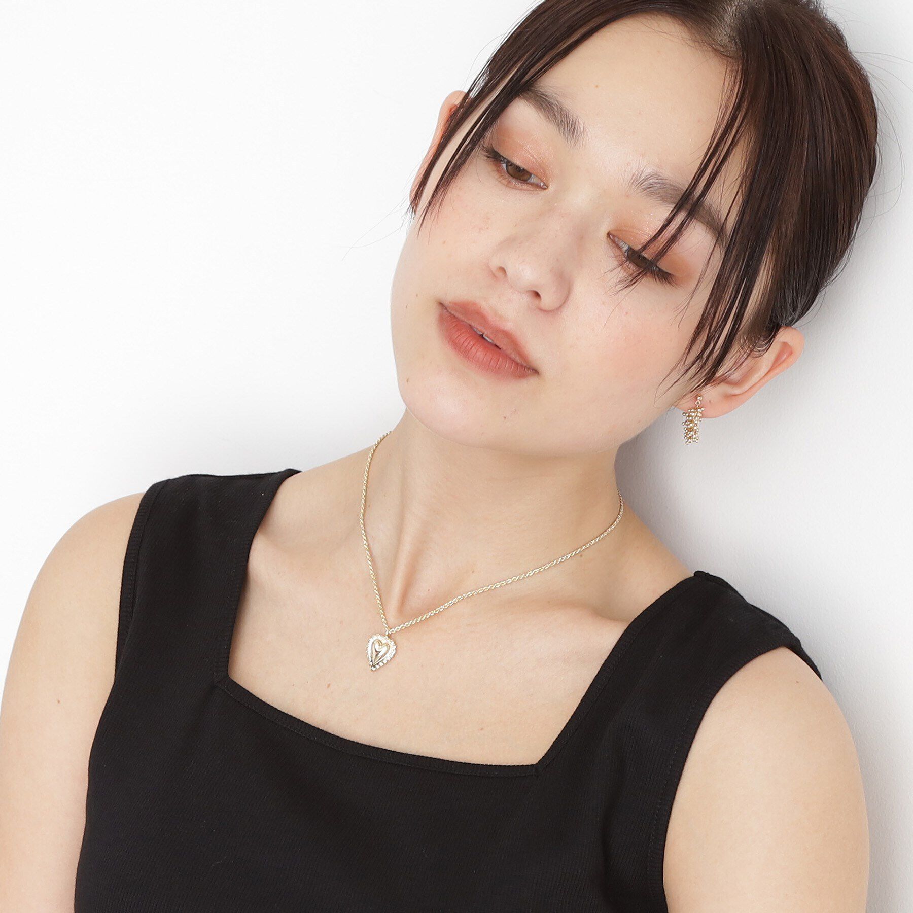 THE SHOP TK「アンティーク風ハートネックレス」|ネックレス|