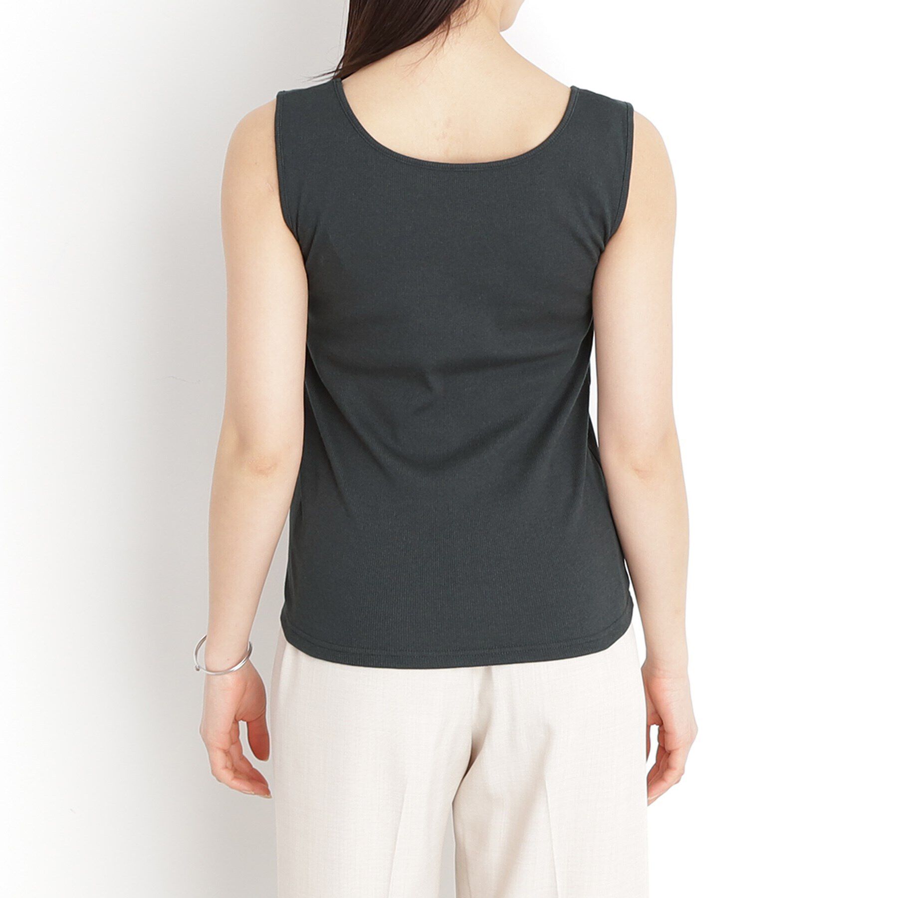 THE SHOP TK「【前後2WAY】スクエアリブタンク/洗える」|キャミソール|