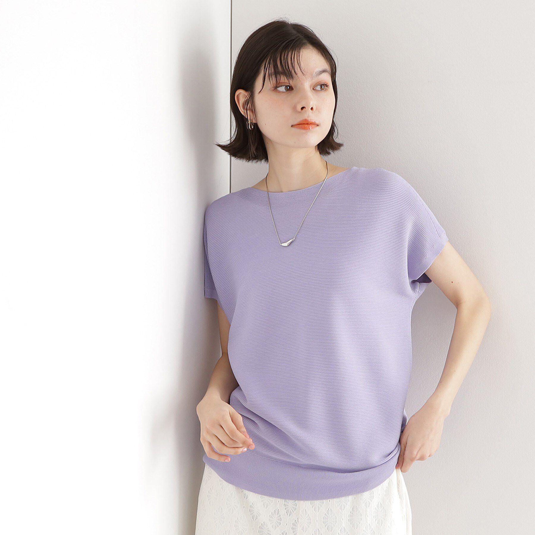 THE SHOP TK「美人フレンチニット【8色展開/WEB限定カラー/洗濯機OK/毛玉になりにくい】」|ニット・セーター|