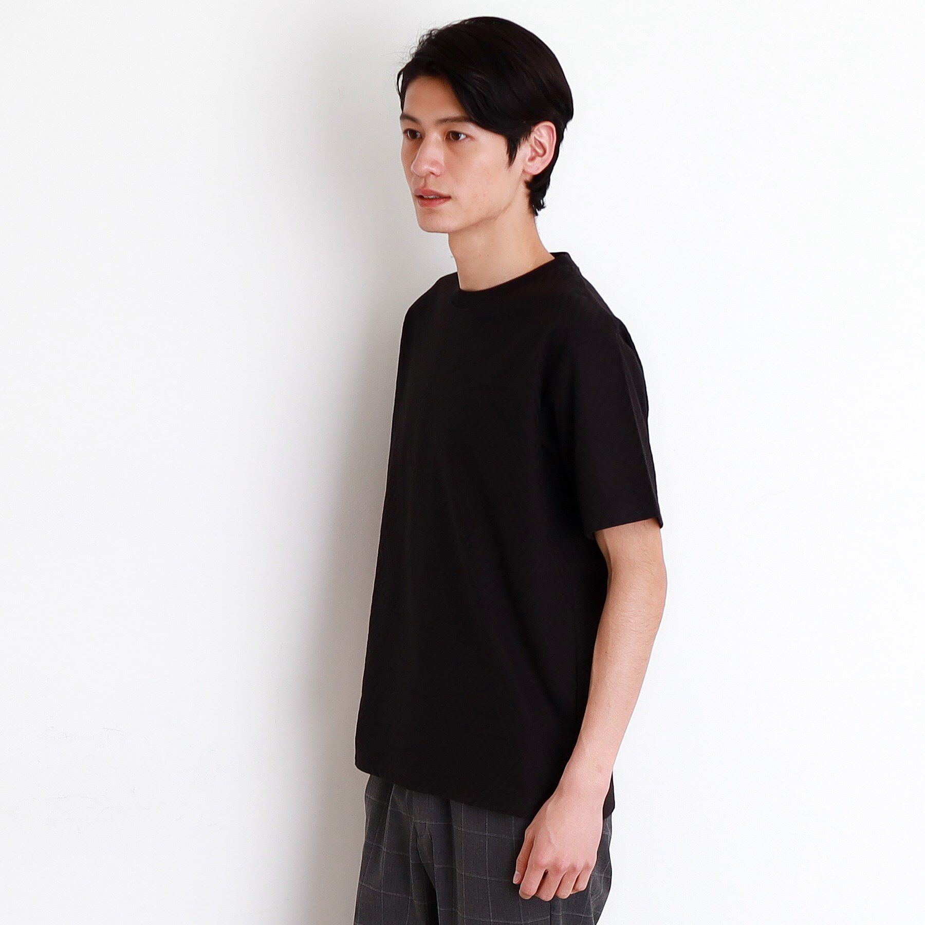 THE SHOP TK「リンクスジャカード半袖Ｔシャツ」|Tシャツ・カットソー|