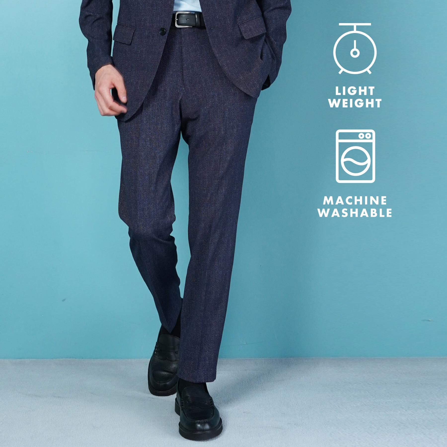 THE SHOP TK「AVANT AIR メッシュスラックス セットアップ可」|その他|ネイビー(094)