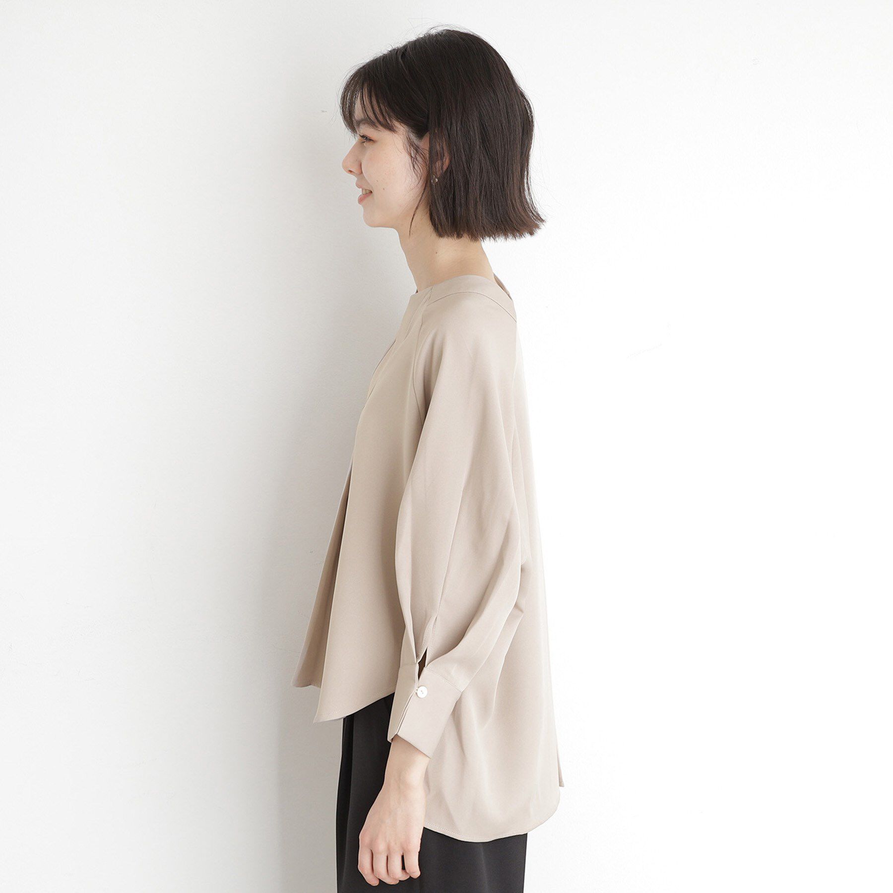 THE SHOP TK「ブラウス見えカットソー【洗える】」|シャツ・ブラウス|