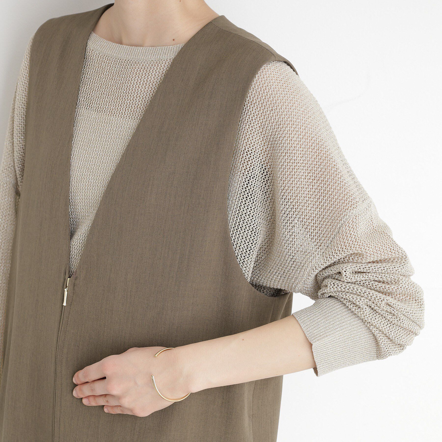 THE SHOP TK「2WAYジップジャンスカ【洗える】」|ワンピース|