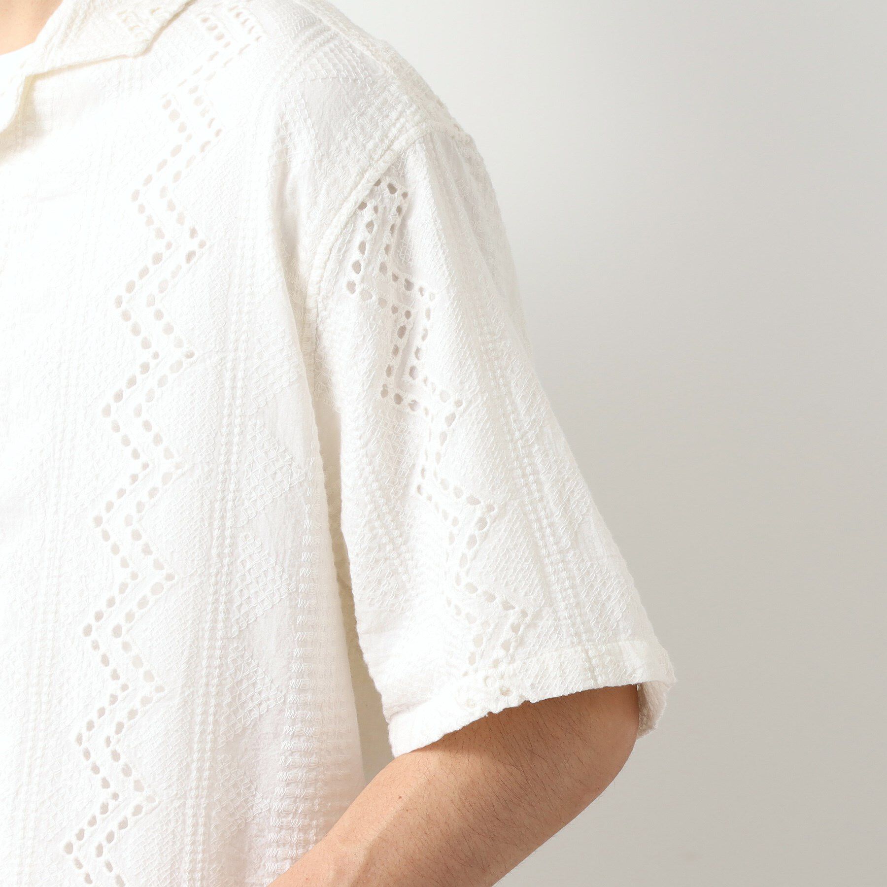 THE SHOP TK「インド刺繍半袖シャツ　【親子リンク/洗濯機OK】」|シャツ・ブラウス|