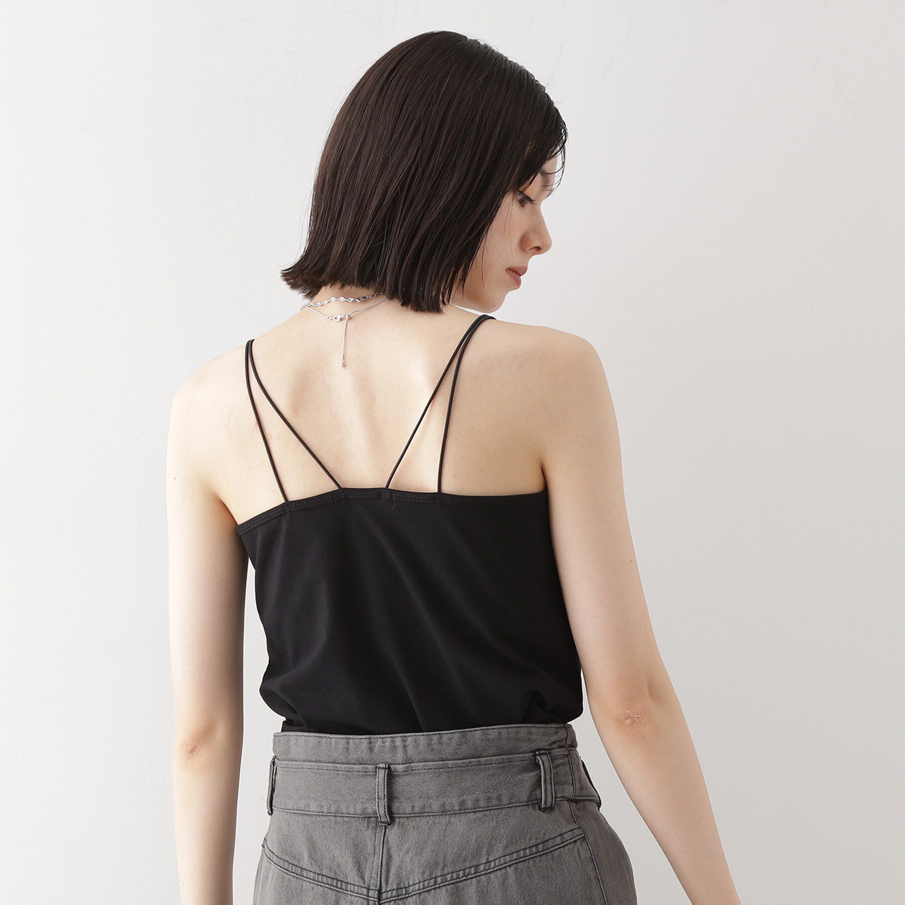 THE SHOP TK「カップ付きキャミ【洗える】」|キャミソール|