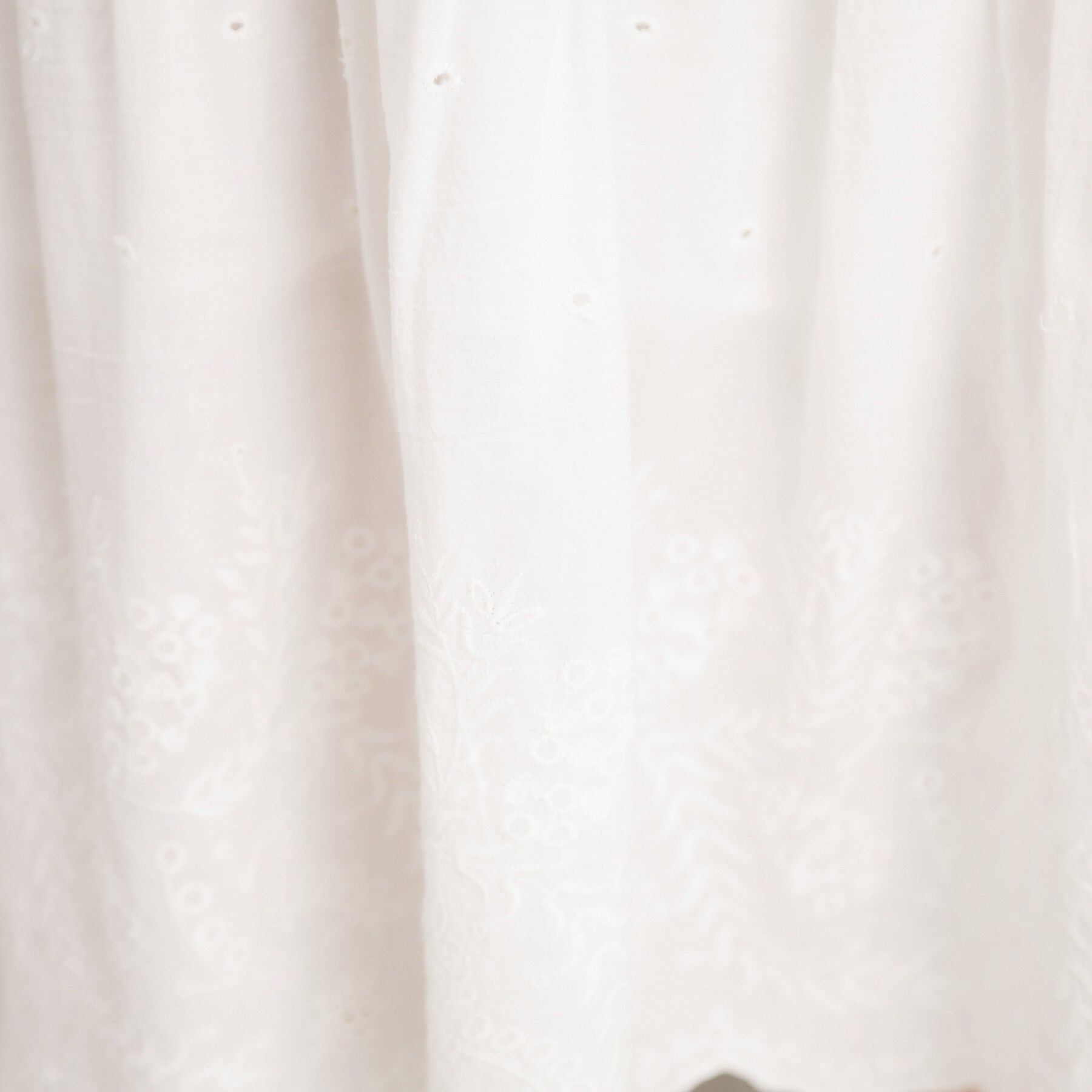 THE SHOP TK「スカラップ刺繍スカート【洗濯機OK】」|スカート|