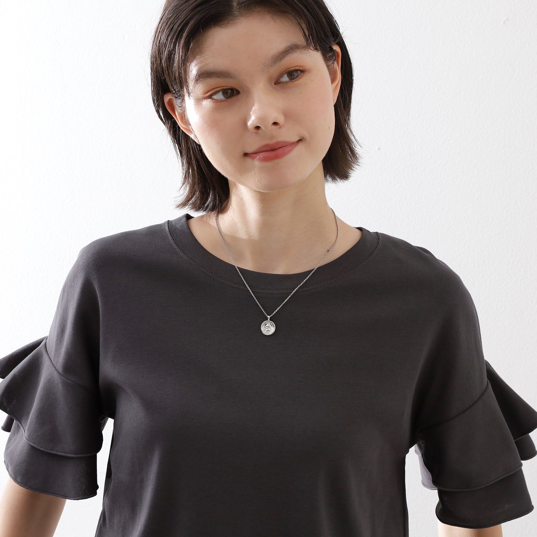 THE SHOP TK「コインチェーン2WAYショートネックレス」|ネックレス|