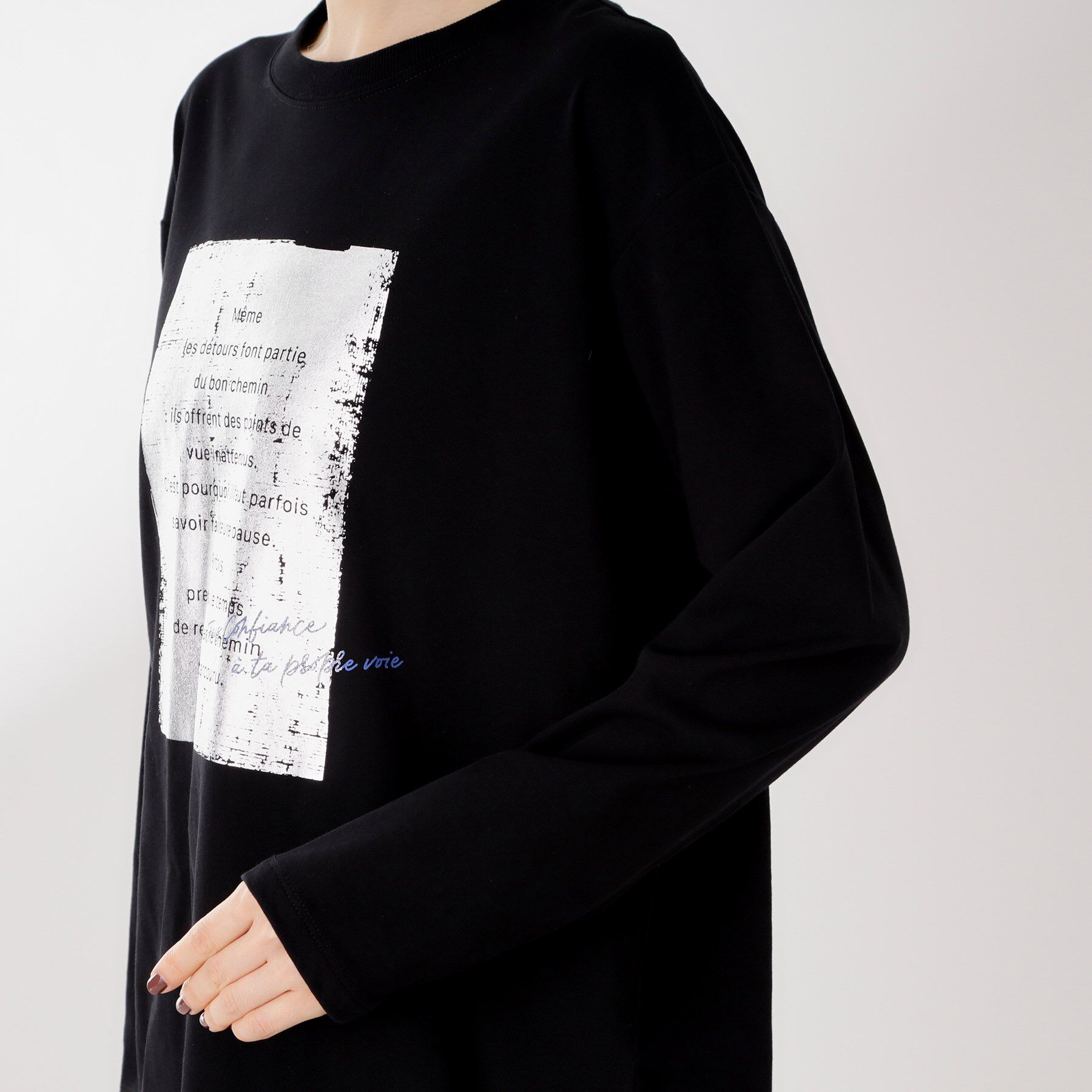 THE SHOP TK「ロゴアソート長袖Tシャツ【アンチピリング/UVカット/洗濯機OK】」|Tシャツ・カットソー|