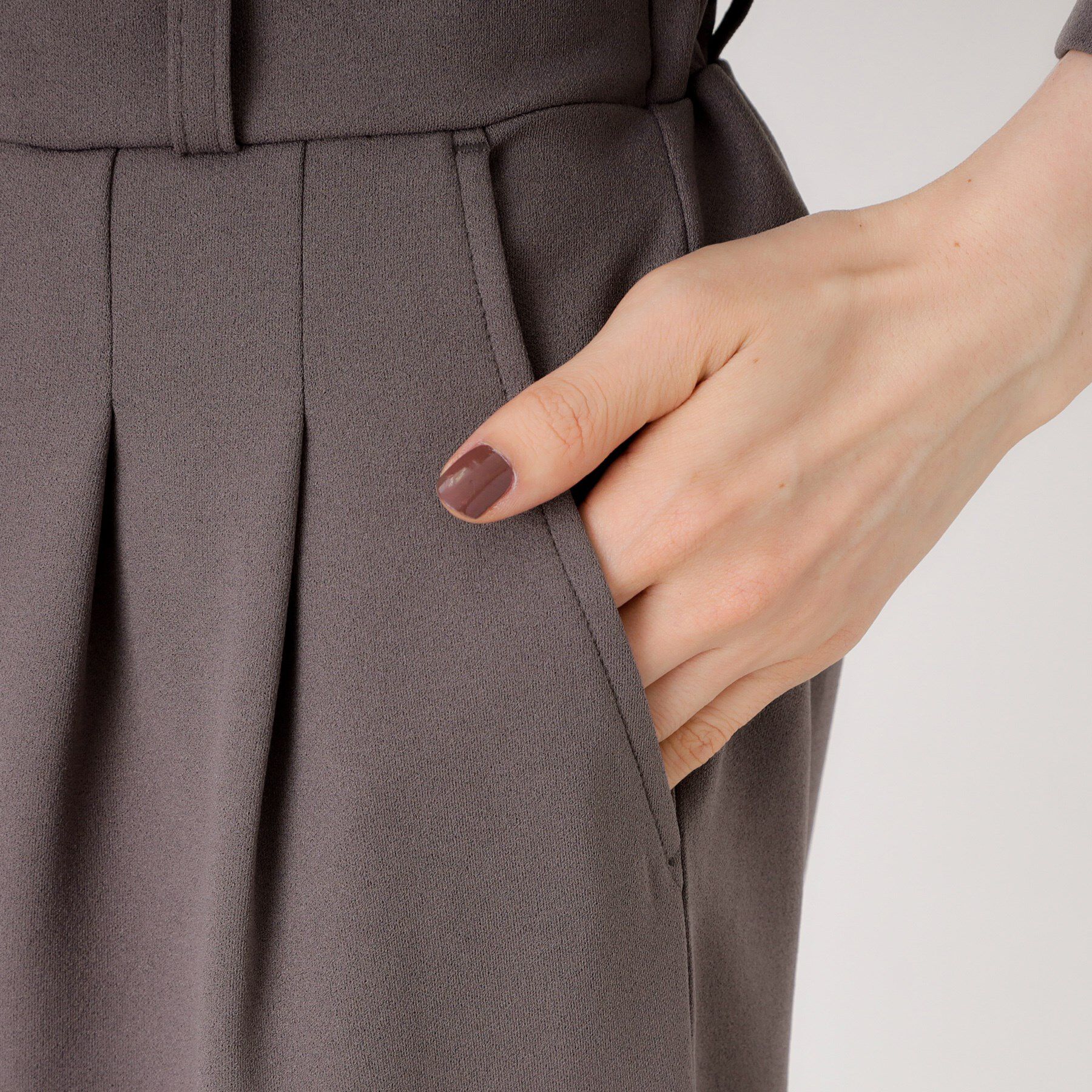 THE SHOP TK「【着るだけでコーディネートが決まる】スキッパーブラウス&パンツセット」|スーツ|