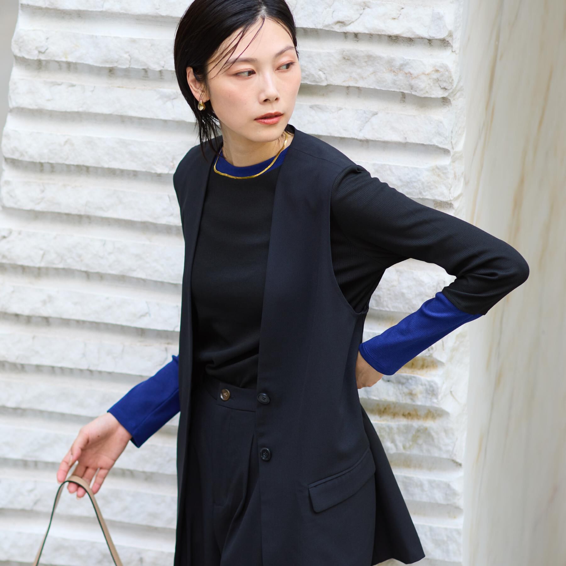 THE SHOP TK「バイカラーテレコプルオーバー」|Tシャツ・カットソー|