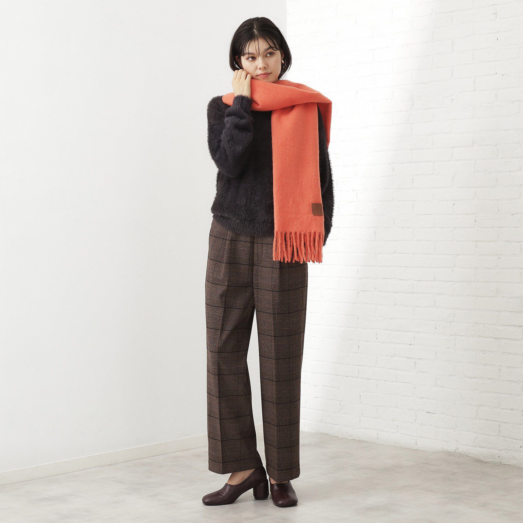 THE SHOP TK「【選べる6色】ループカラーストール」|ストール|