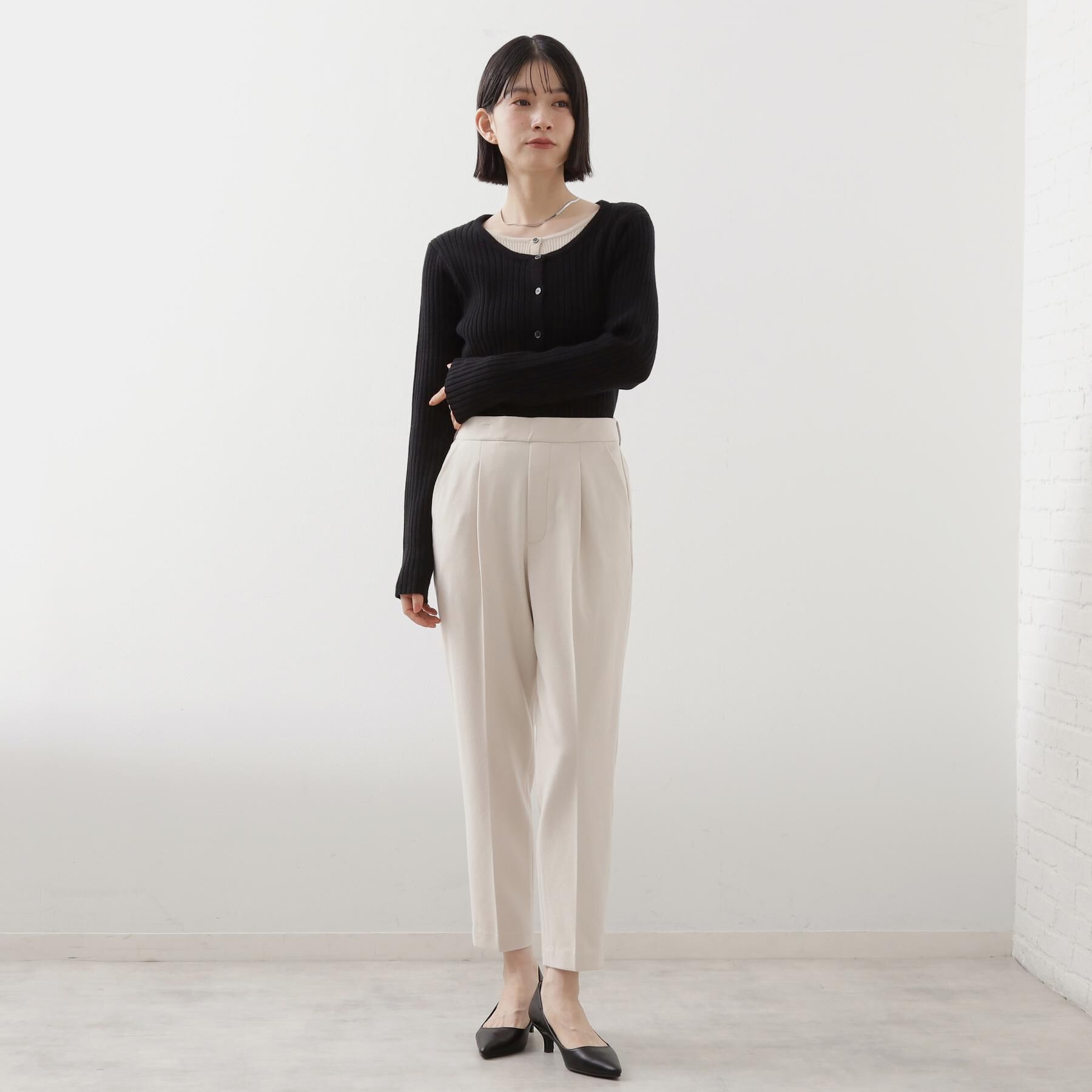 THE SHOP TK「【着丈選べる/XS～XLサイズ】あったか裏起毛テーパードパンツ」|その他|