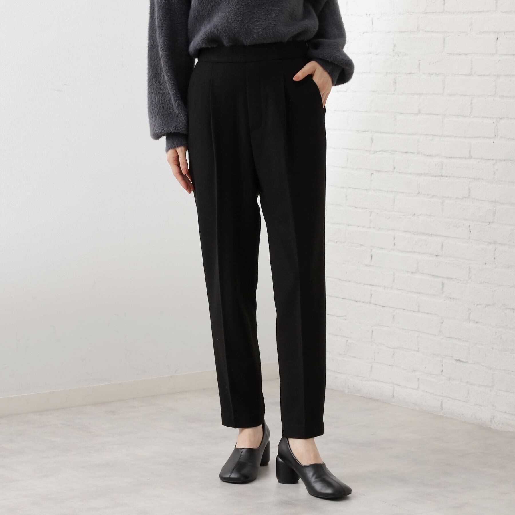 THE SHOP TK「【着丈選べる/XS～XLサイズ】あったか裏起毛テーパードパンツ」|その他|