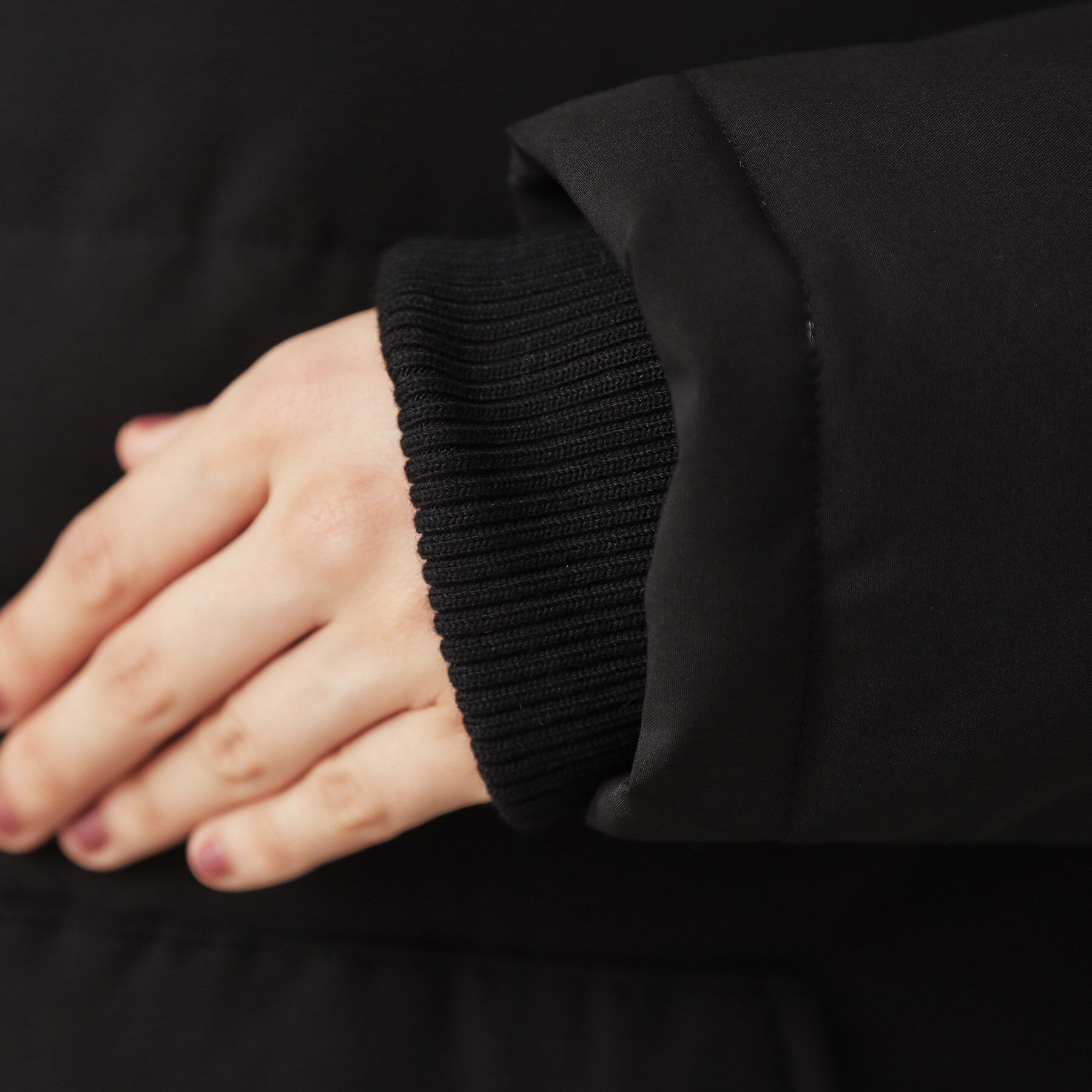 THE SHOP TK「【すっきり見えシルエット】上品ふわもこ中綿ブルゾン」|ダウン|