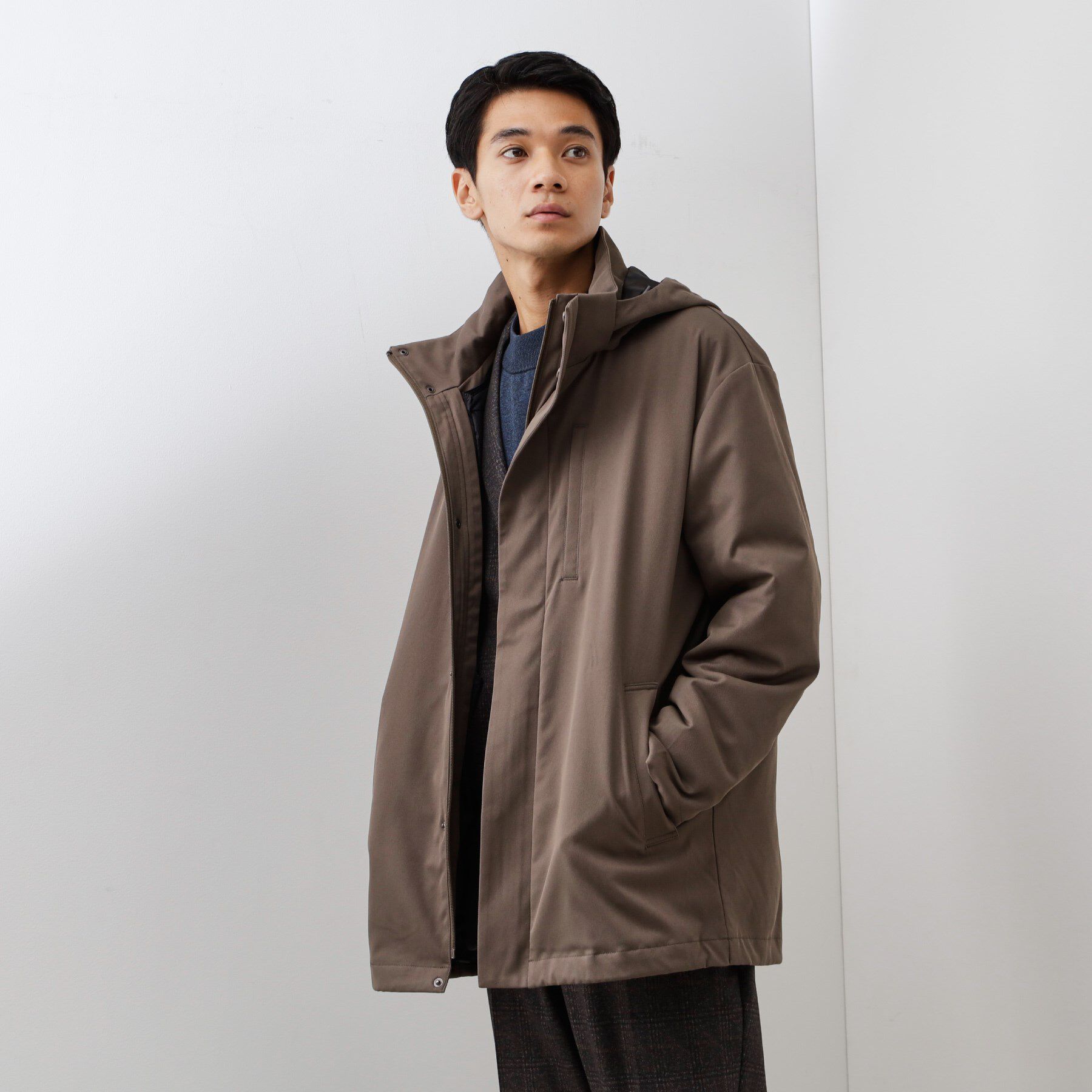 THE SHOP TK「【3WAY】中綿ライナー付き カルゼコート　洗濯機OK/ON・OFF対応」|その他|