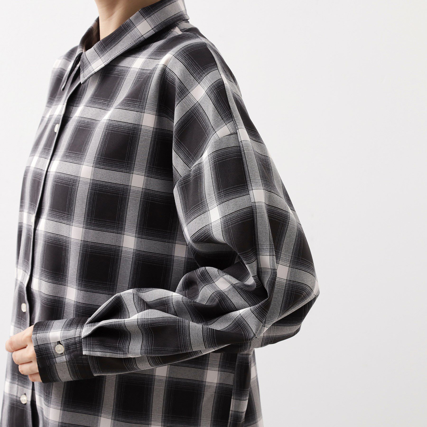 THE SHOP TK「【即戦力/軽羽織】チェックドルマンシャツ」|シャツ・ブラウス|