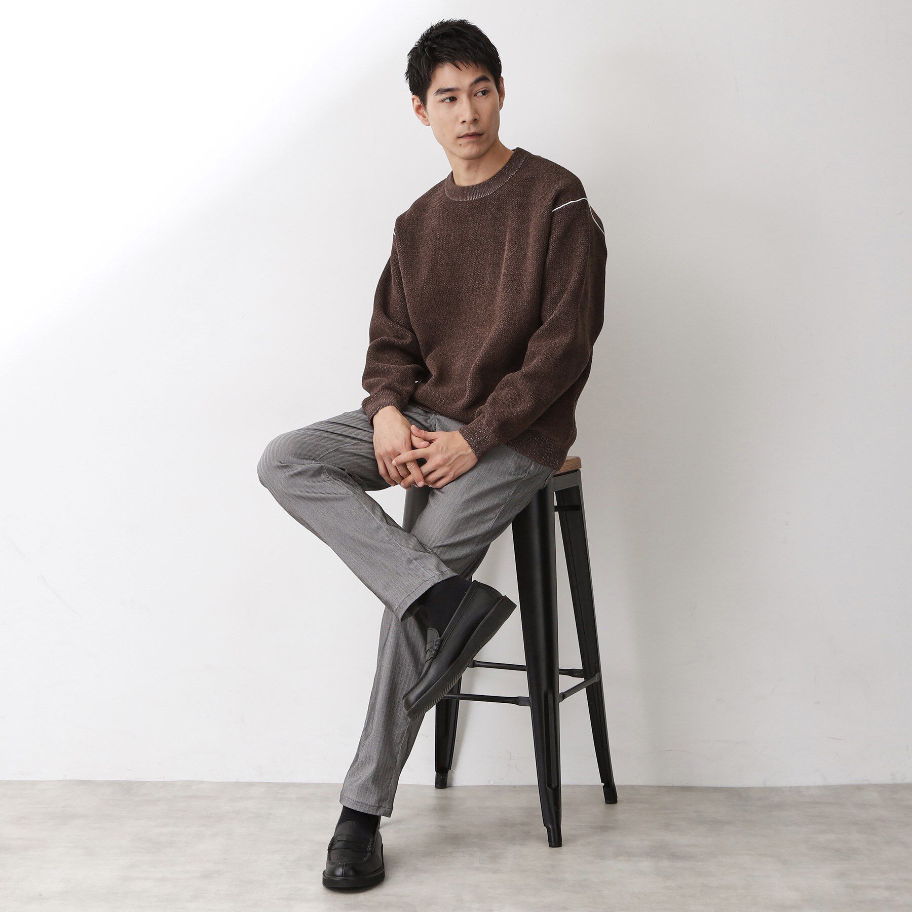 THE SHOP TK「【大人の上品カジュアルを叶える】ハグするニット 洗濯機OK／6色展開」|ニット・セーター|