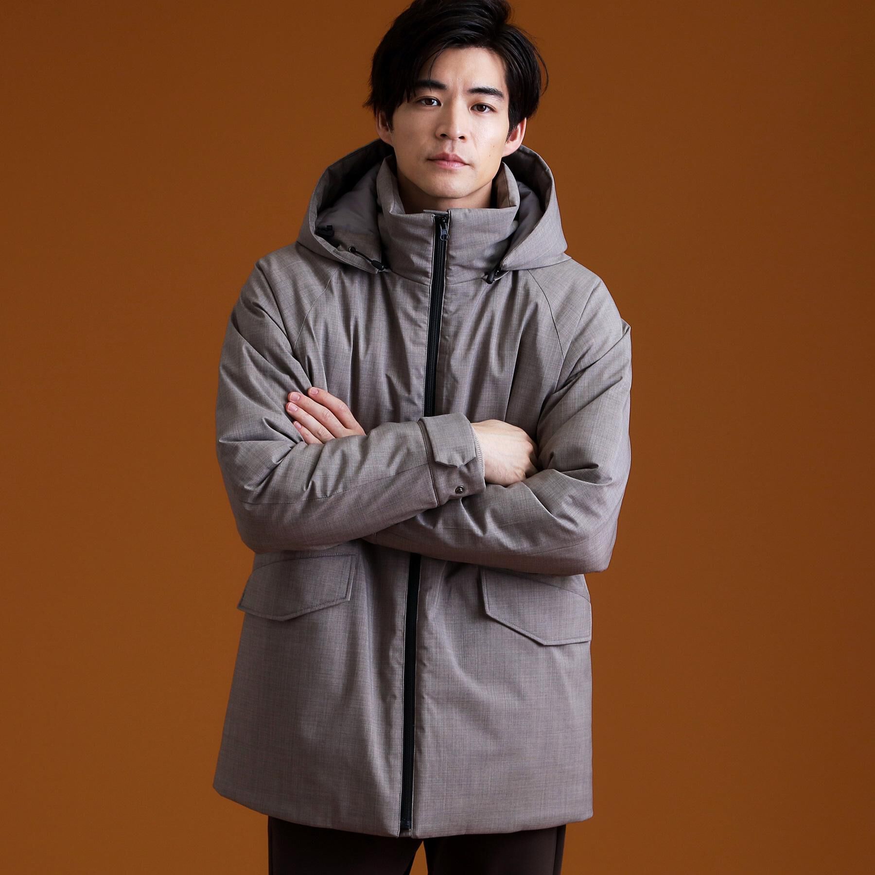 THE SHOP TK「【軽くて、暖かい】SORONA／ソロナ 中綿ブルゾン 防風/軽量/洗濯機OK/フード脱着可」|ブルゾン・スタジャン|