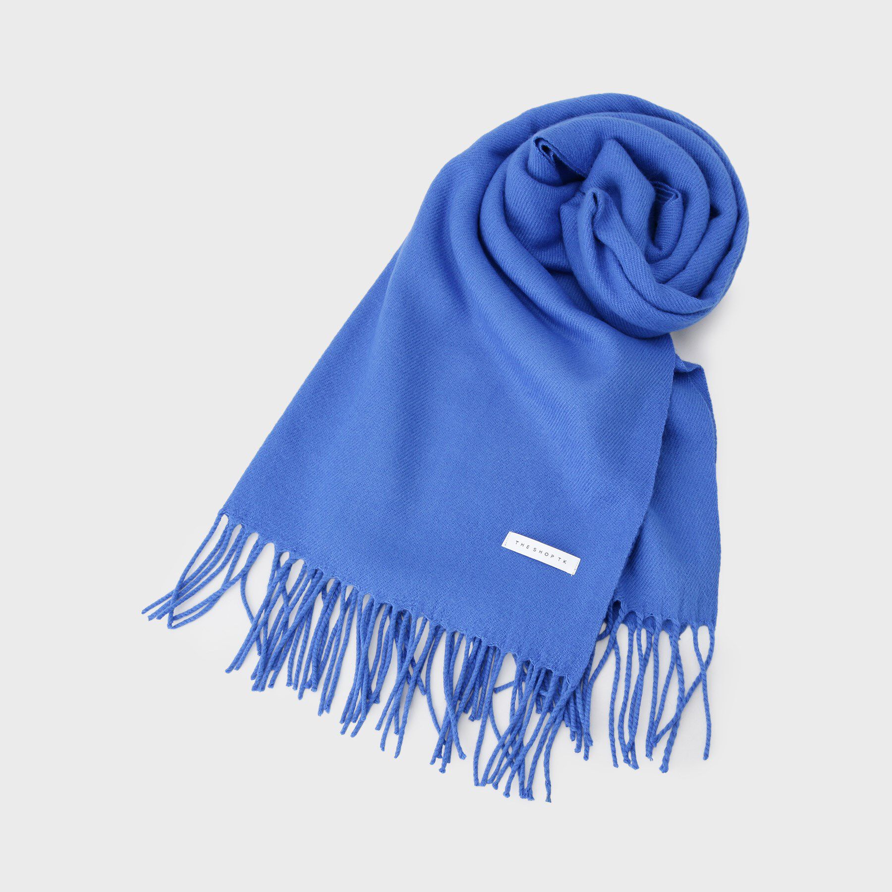 THE SHOP TK「basic loose muffler ／ ベーシックルーズマフラー」|ストール|ブルー(093)