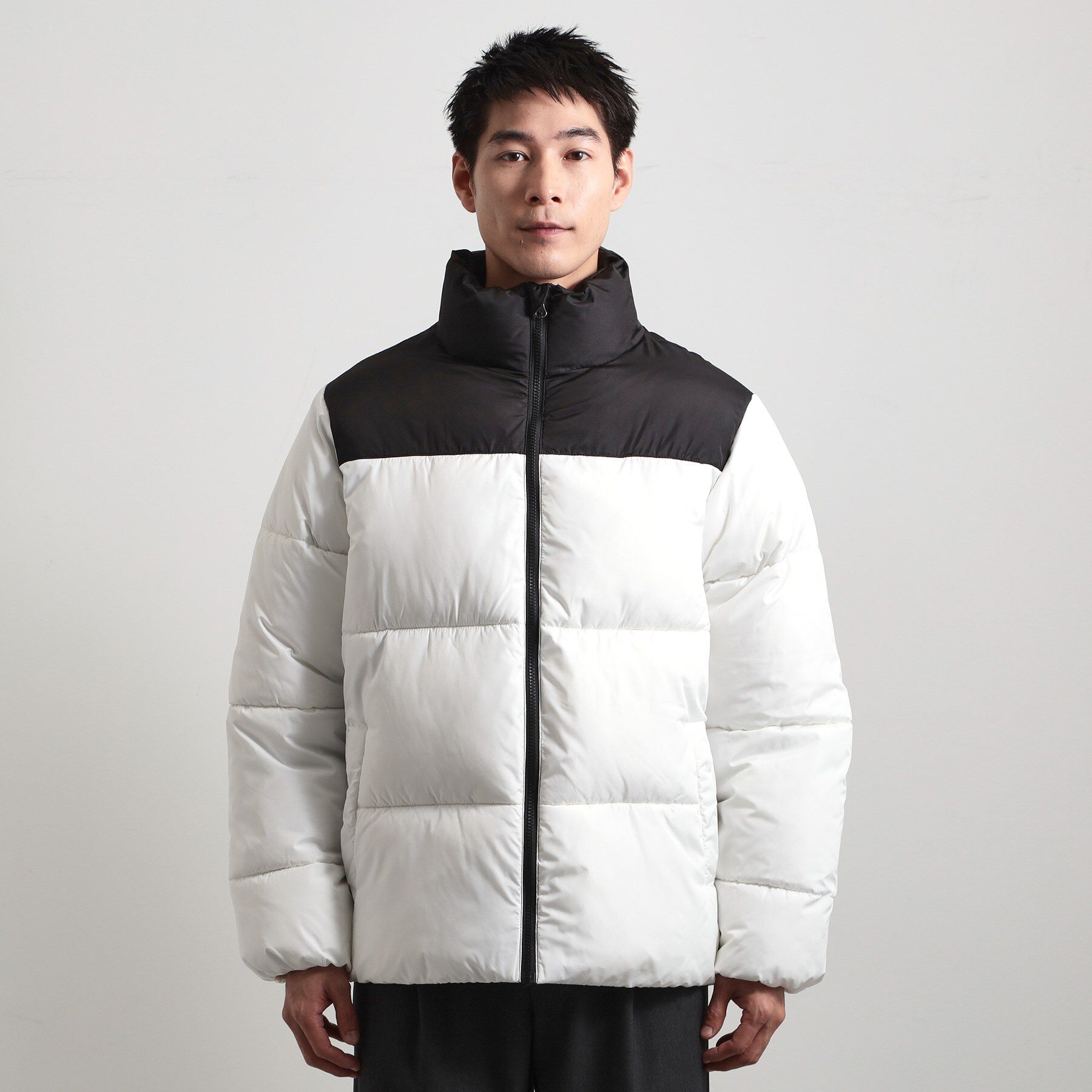 THE SHOP TK「【撥水/洗濯機可】寒い季節でも快適 中綿スタンドブルゾン」|ブルゾン・スタジャン|