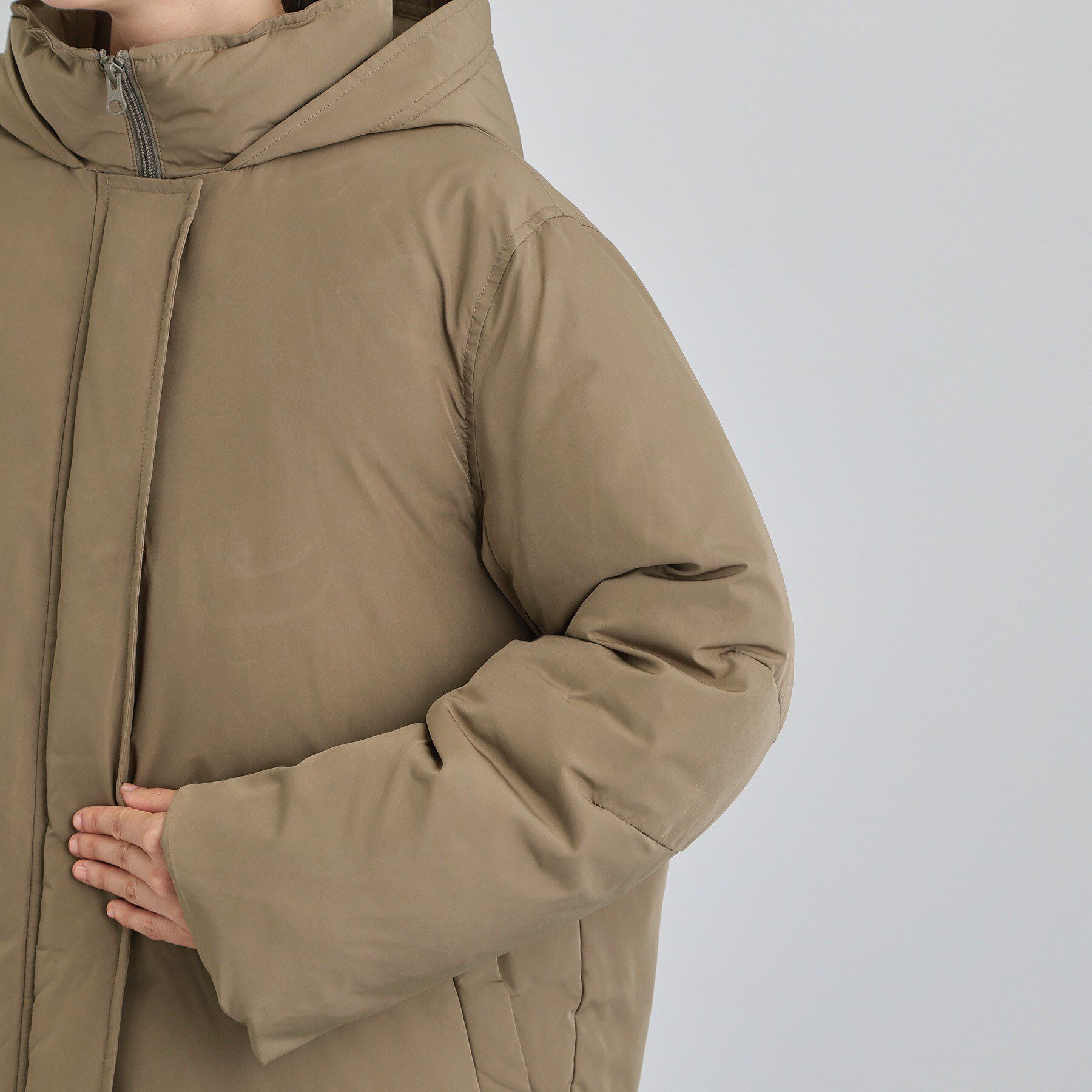 THE SHOP TK「【ぎゅっとされているような暖かさ】撥水中綿ブルゾン」|ダウン|