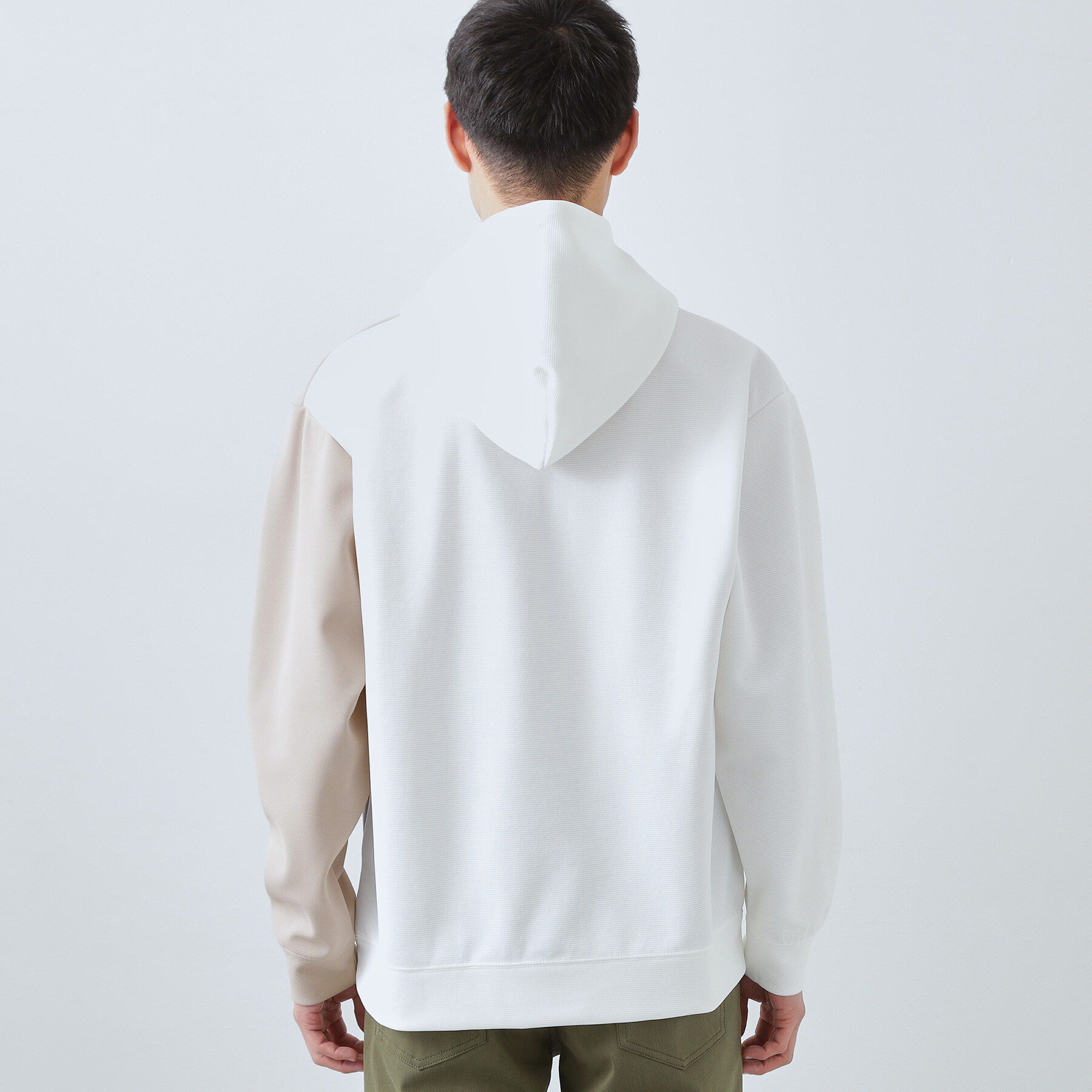 THE SHOP TK「【大人の為の絶妙バランス】パネル切替パーカ 濯機機OK」|パーカー|