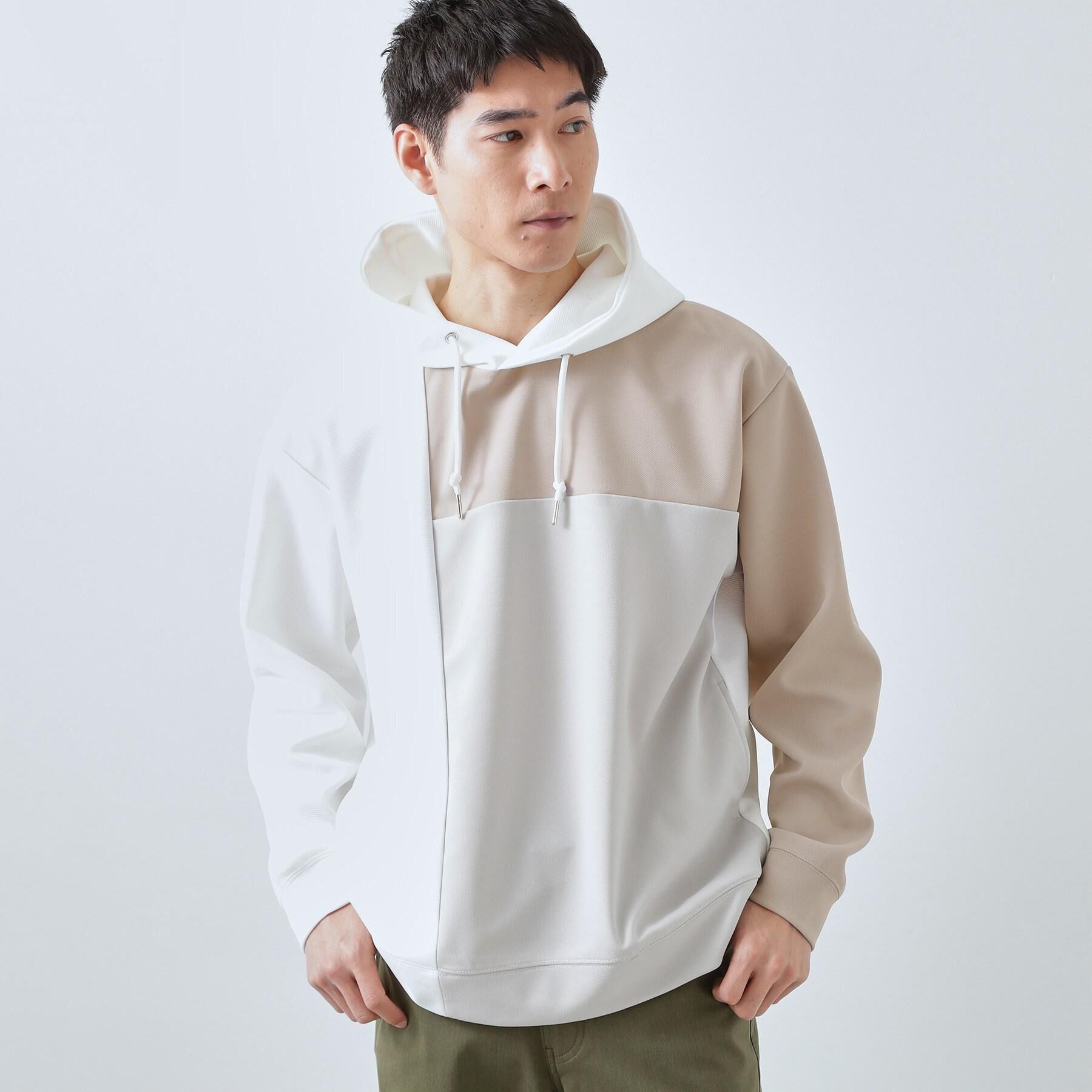 THE SHOP TK「【大人の為の絶妙バランス】パネル切替パーカ 濯機機OK」|パーカー|