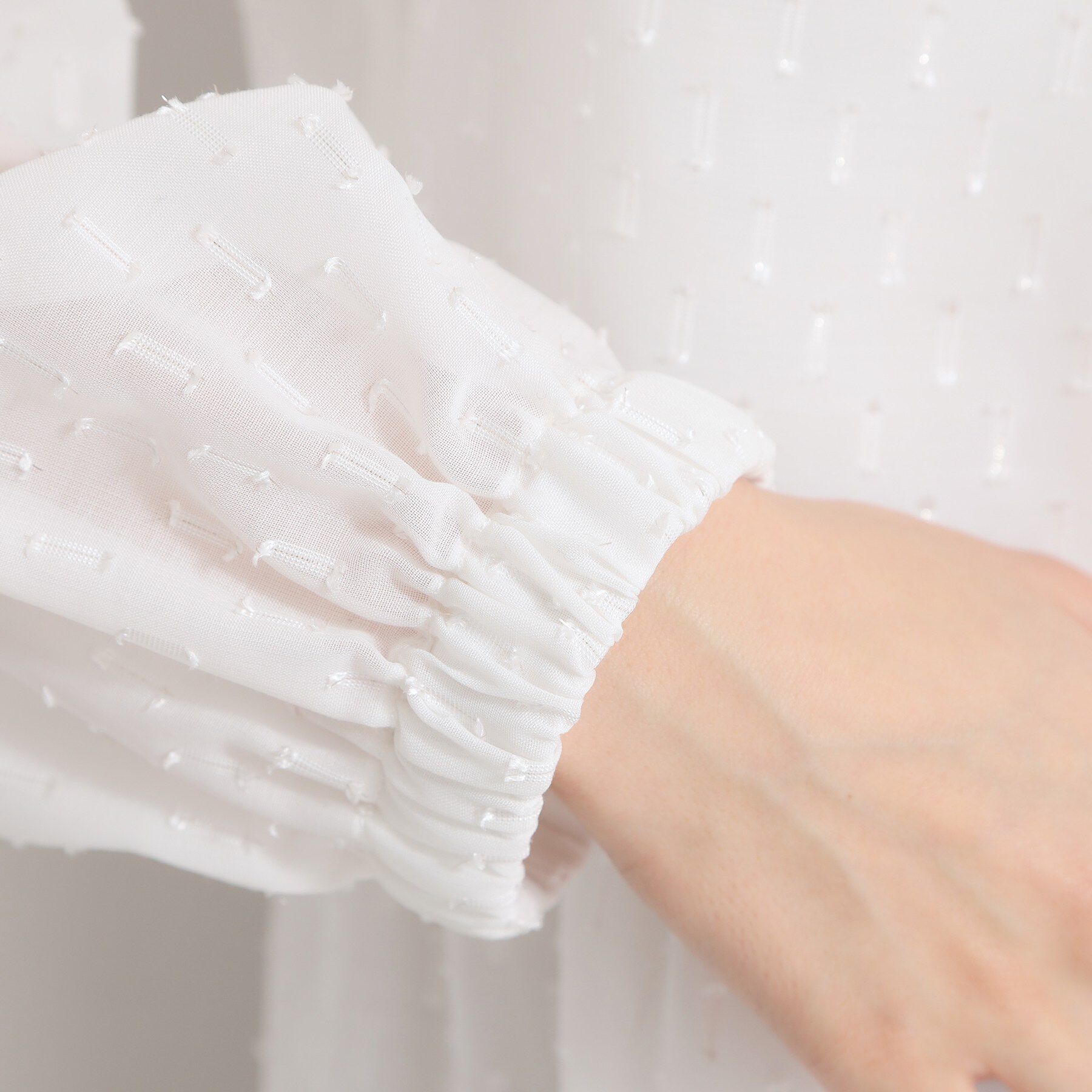 THE SHOP TK「【セレモニーにもカジュアルにも】シフォンジャカードブラウス」|シャツ・ブラウス|