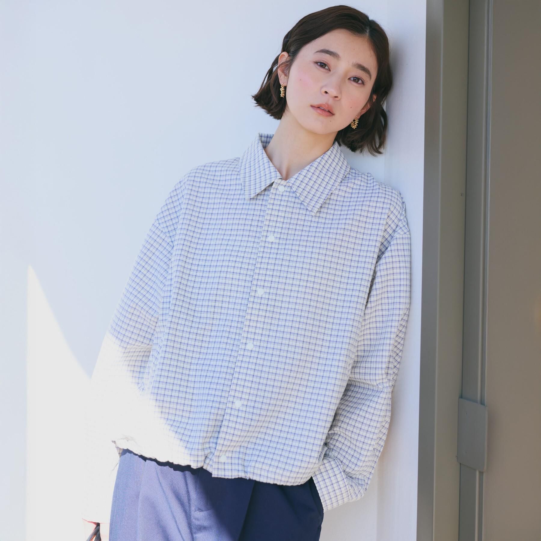 THE SHOP TK「ショート丈シャツブルゾン」|ブルゾン・スタジャン|