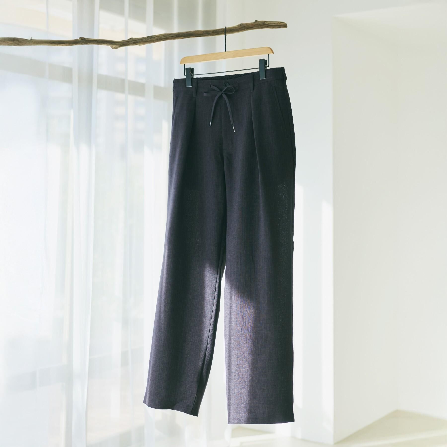 THE SHOP TK「【LINO FINE】リネンライク　ワイドイージーパンツ  吸水速乾/イージーケア/UVカット/洗濯」|その他|