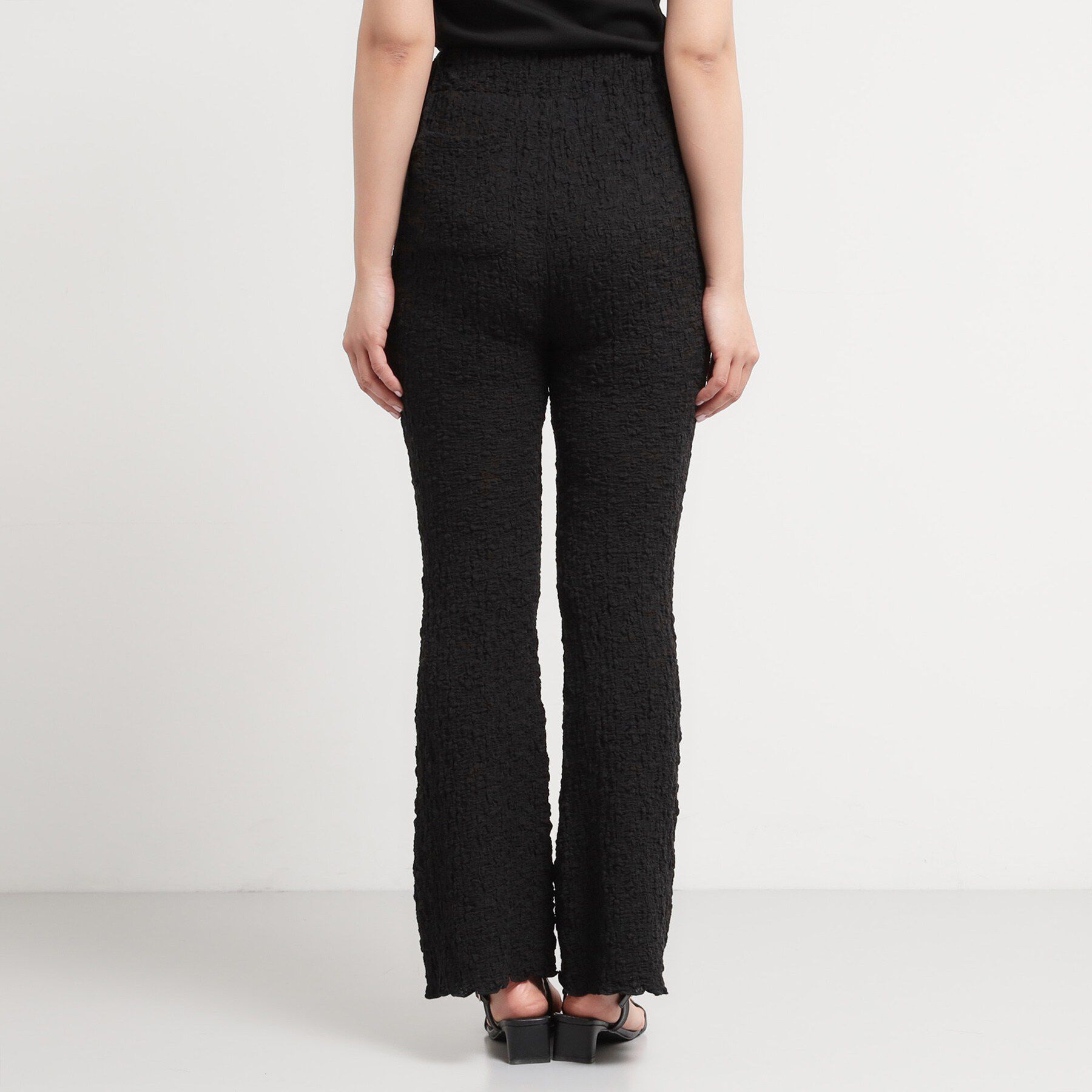 THE SHOP TK「ポコポコシャーリングフレアパンツ」|その他|