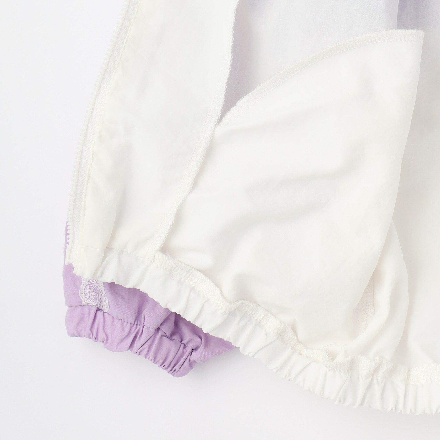 THE SHOP TK「【110-160】レース配色ナイロンブルゾン」|ブルゾン・スタジャン|